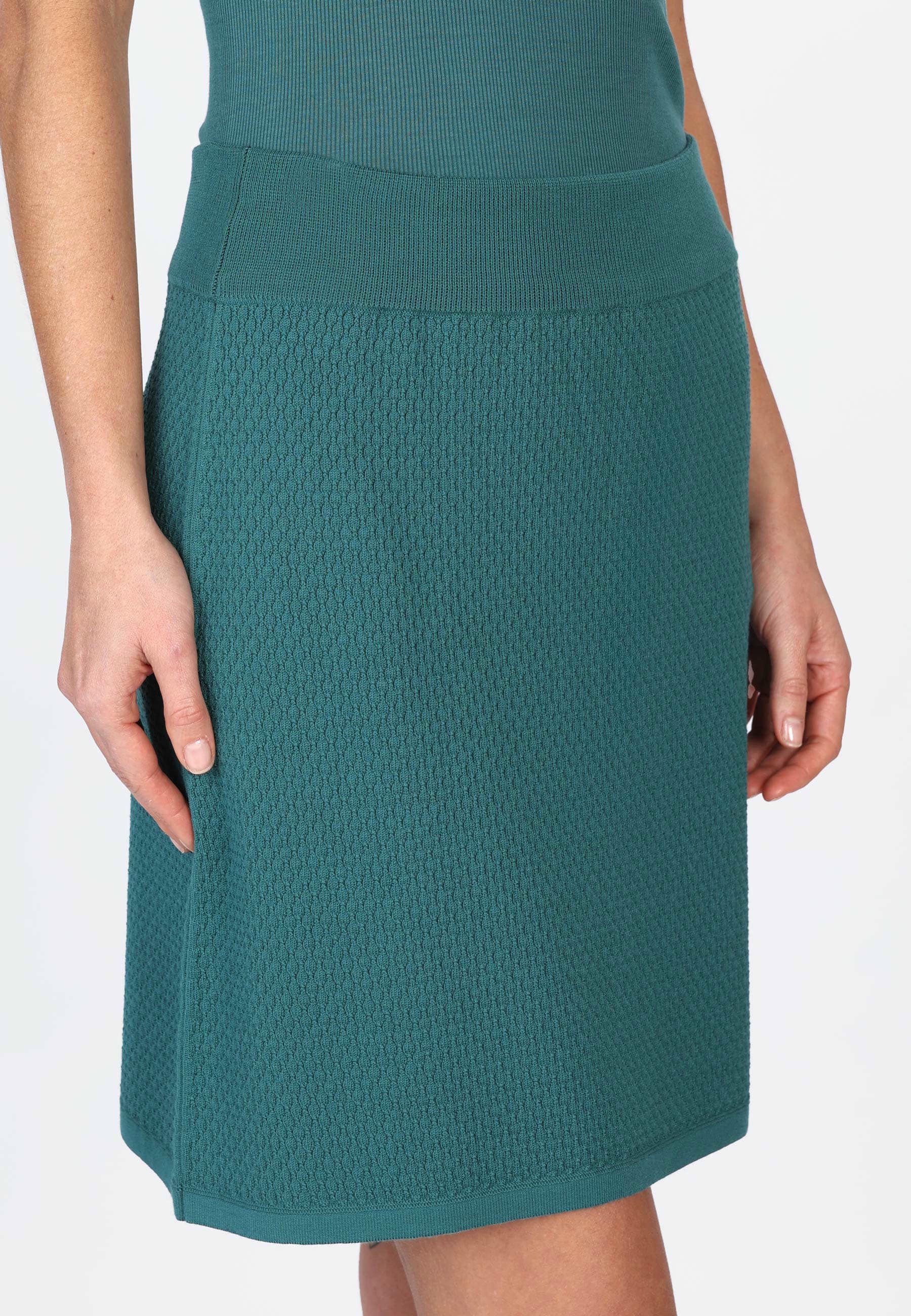 Sorgenfri Sylt Strickrock Gabi Solid Ajour-Strickdetails