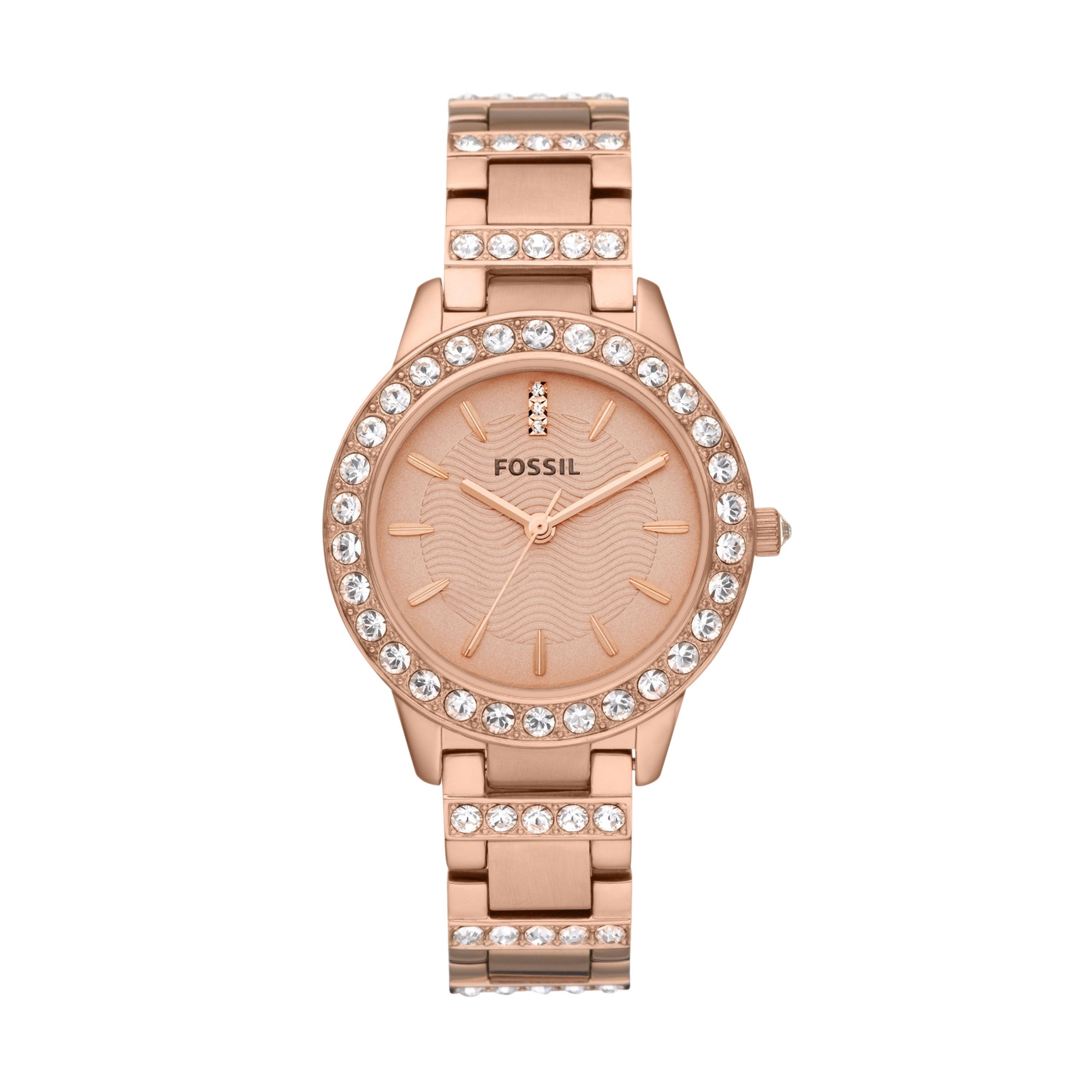 Fossil Quarzuhr Edelstahl günstig online kaufen