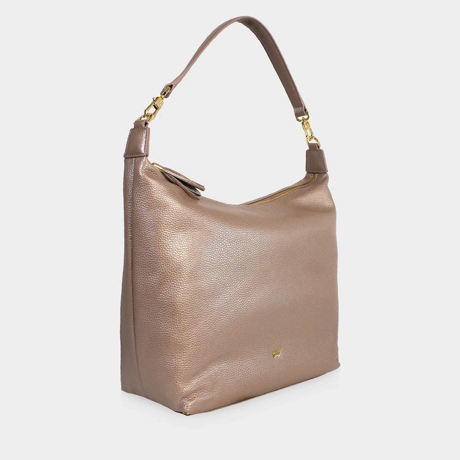 Braun Büffel Handtasche ALESSIA Hobo Bag mud
