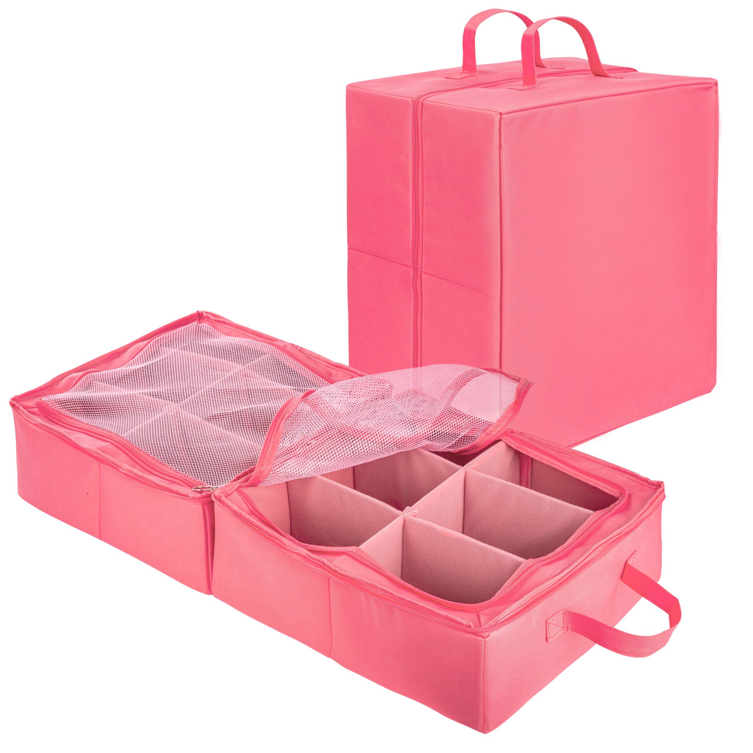 ONVAYA Organizer Aufbewahrungsbox, Multifunktions-Organizer, Aufbewahrungstasche rosa | Bad-Organizer