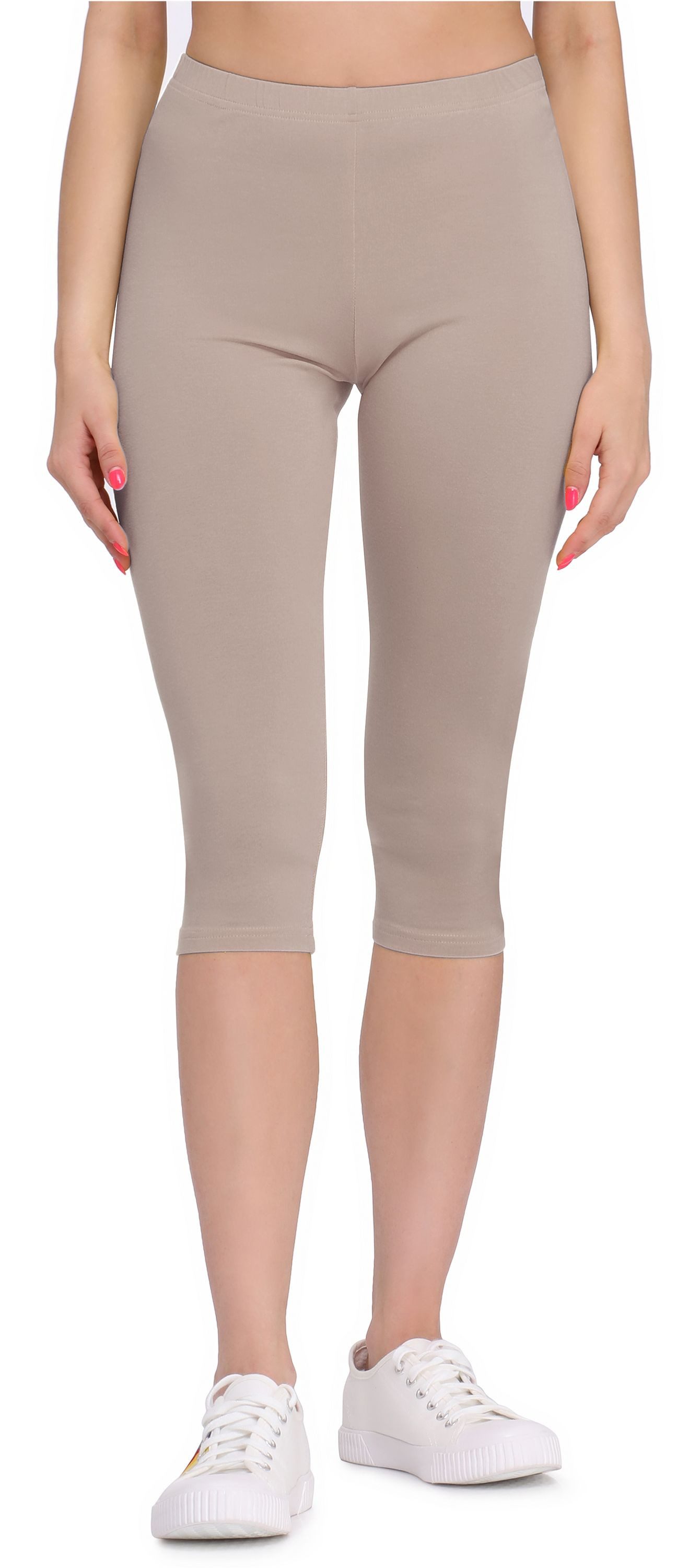 Leggings Damen 3/4 Capri Hose aus Viskose BLV50-148