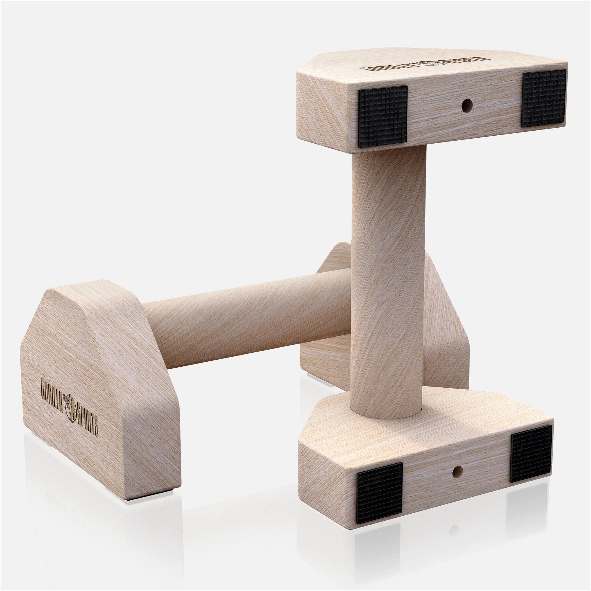 GORILLA SPORTS Handstandtrainer Liegestützgriffe aus Holz (1-St)