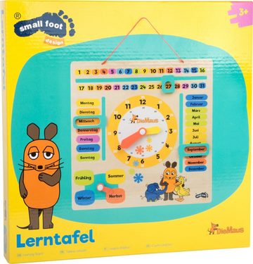 Small Foot Lernspielzeug Die Maus Lernuhr mit Kalender