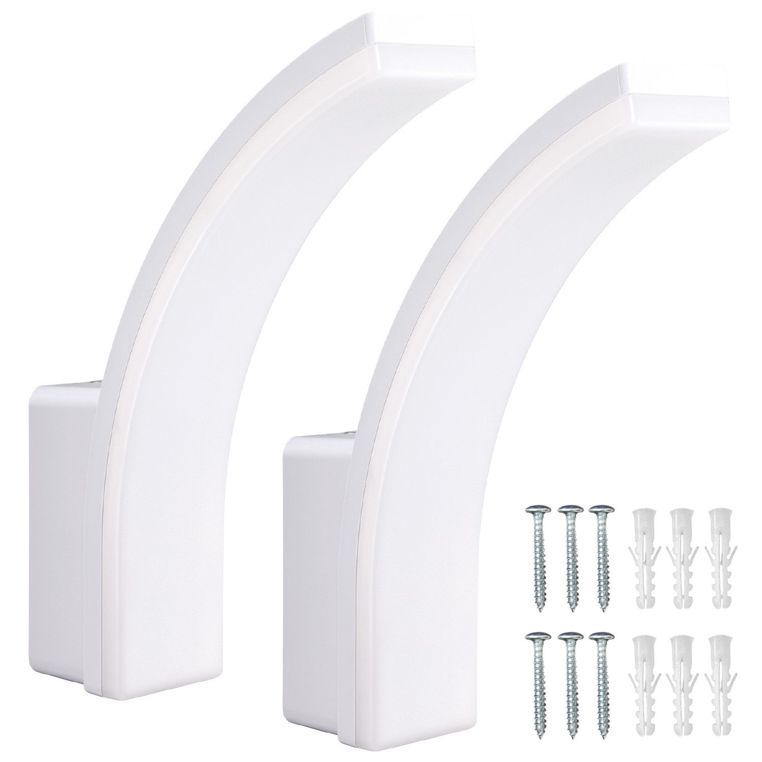 Maclean LED Außen-Wandleuchte MCE511, neutralweiß, LED-Außenlampe IP65 20W 4000K 2750lm
