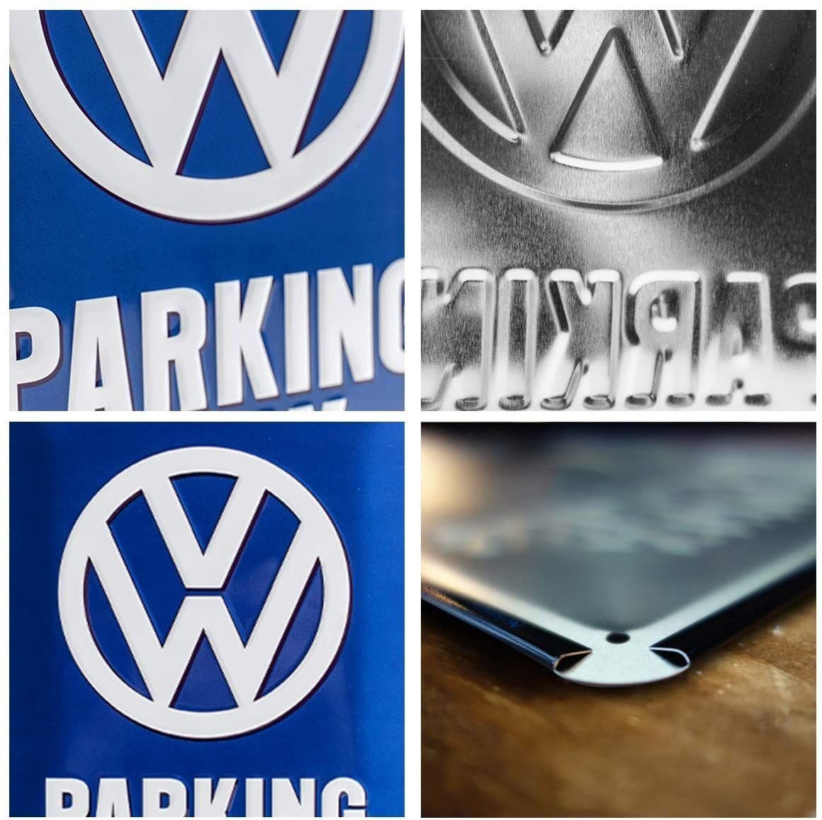 Nostalgic-Art Metallschild Blechschild 20 x 30cm - Volkswagen - VW Parking Only – Bild 3 von 4