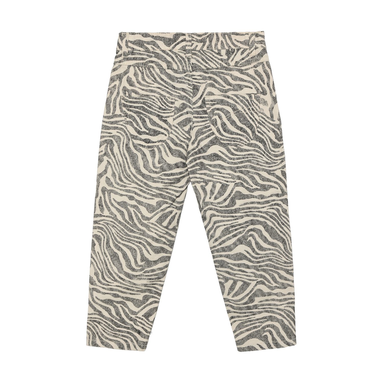 Minymo 5-Pocket-Jeans Minymo Mädchen Hose aus 100 % Baumwolle mit Allover-Zebramuster