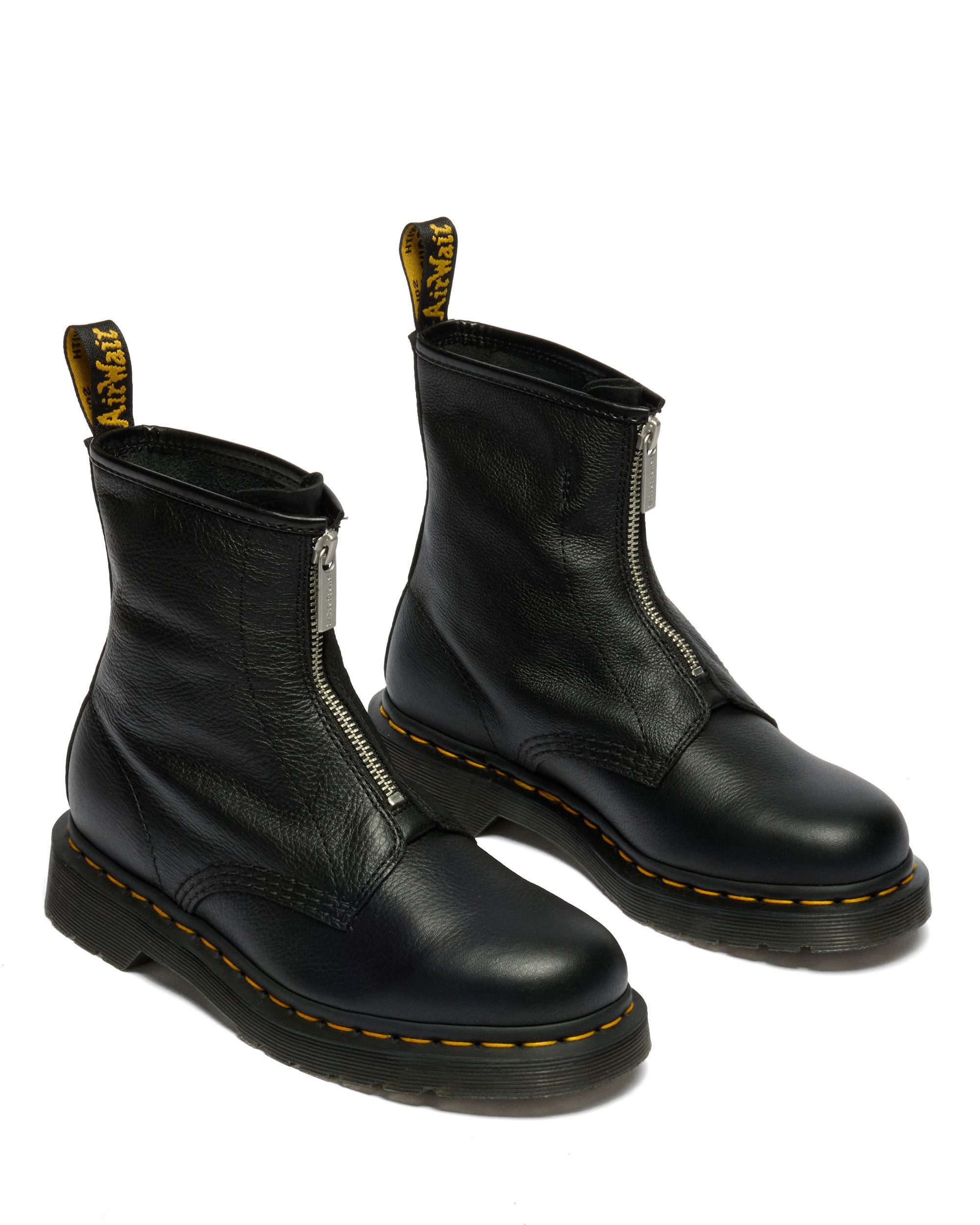 DR. MARTENS 1460 FZ Stiefelette, Blockabsatz, Plateau, Chunky Boots mit typischer Rahmennaht