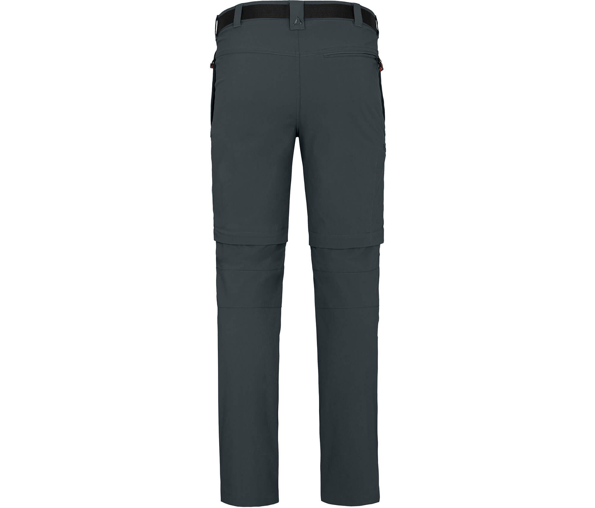 Bergson Outdoorhose BAKER ZIPP-Off Herren Wanderhose, vielseitig, pflegeleicht, Normalgrößen, dunkel grau – Bild 2 von 5