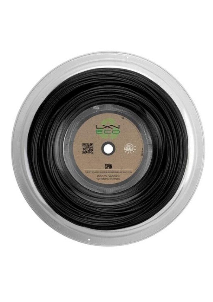 Tennissaite Eco Spin 1.25 (Haltbarkeit+Spin) schwarz 200m Rolle