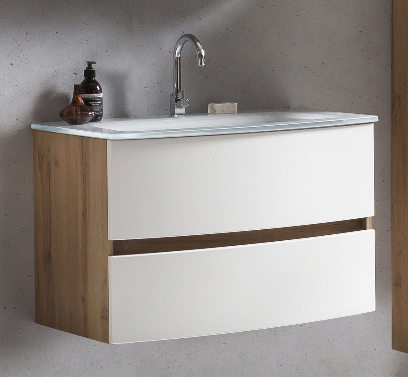 welltime Waschtisch Kaunas, Breite 80 cm, mit Soft-Close Funktion