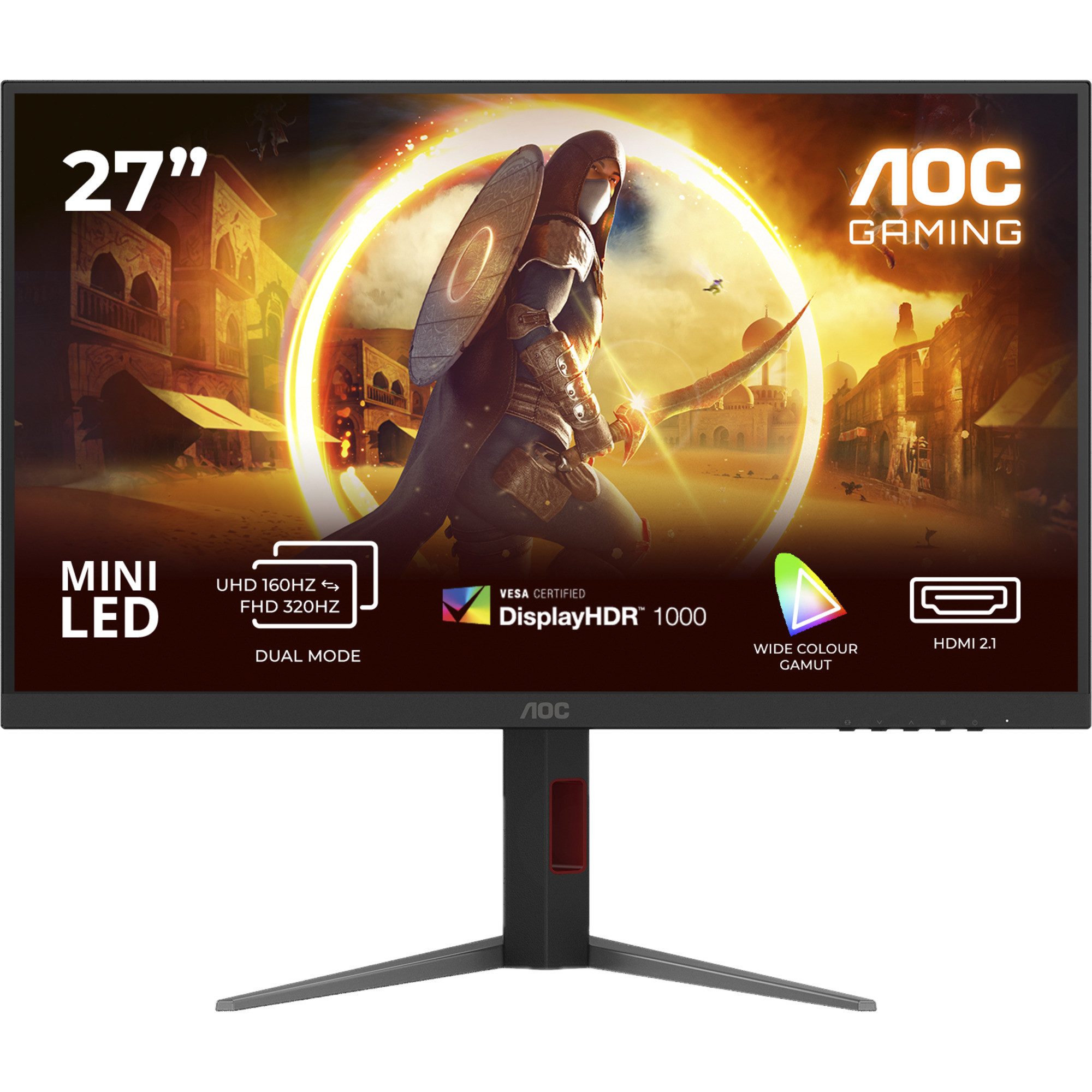 AOC AOC AGON U27G4XM, Gaming-Monitor, (UltraHD/4K, TFT-Monitor (3840 x 2160 px)