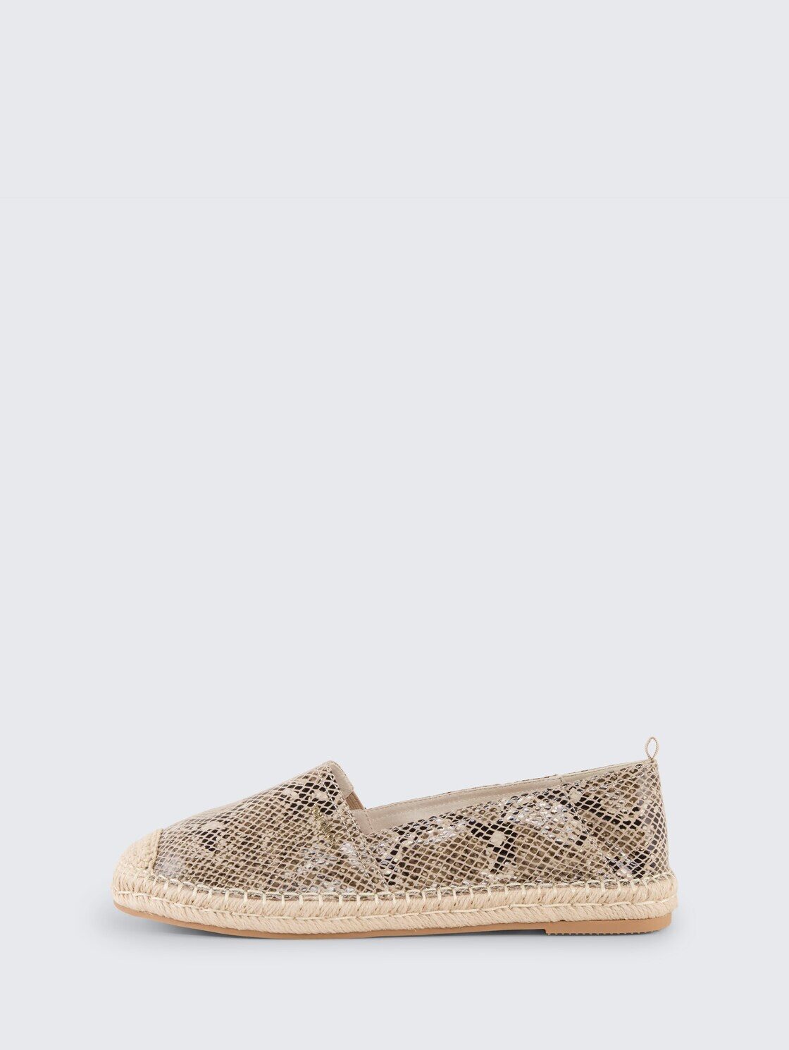 TOM TAILOR Shoes Licence Slipper (1-tlg) Flache Espadrilles mit Animal-Print