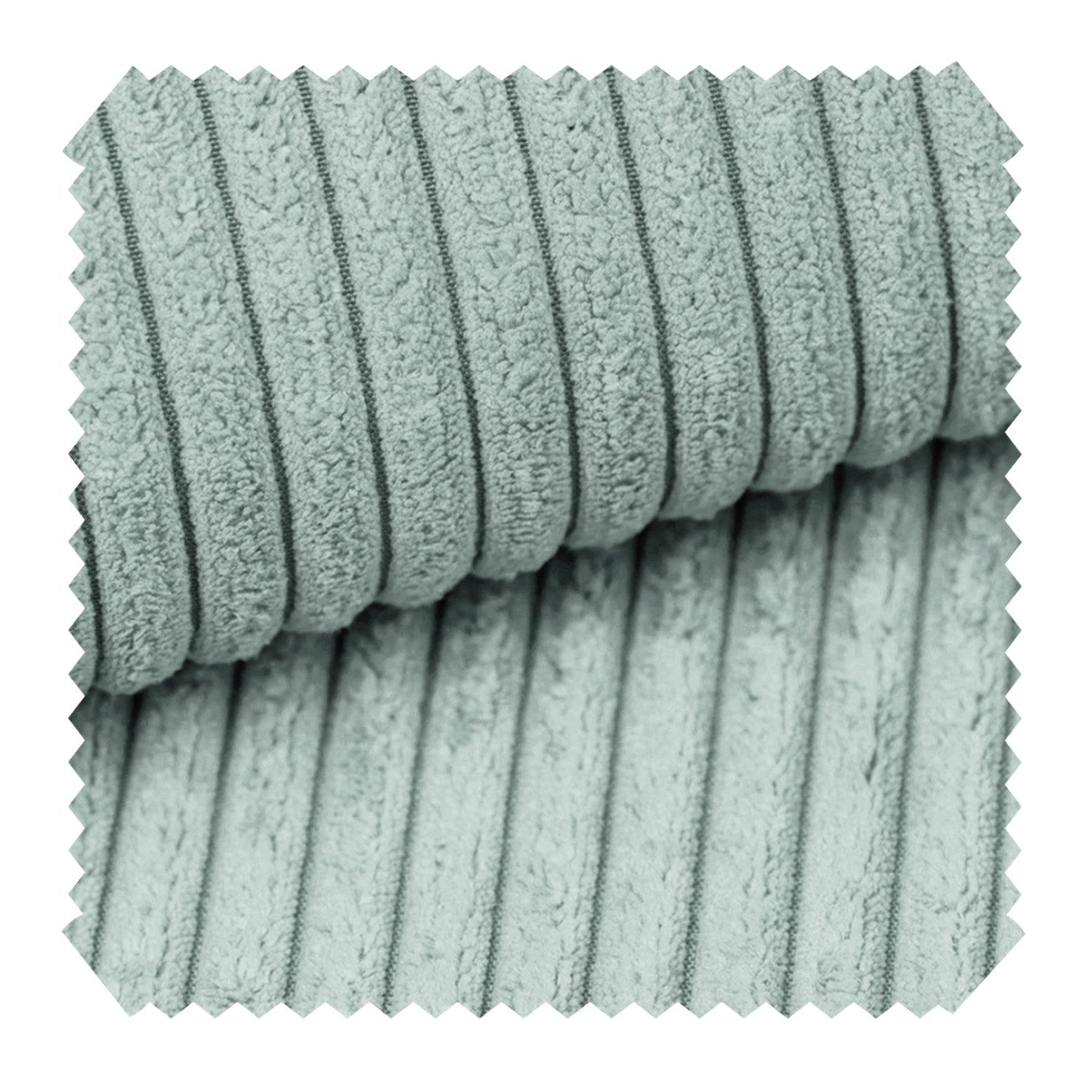 novely® Stoff PORTO - Polsterstoff in Breitcord-Optik - Ultraweicher Möbelstoff, Samtige Haptik, Reißfest, Fusselfrei, Robust, Meterware, 1lfm