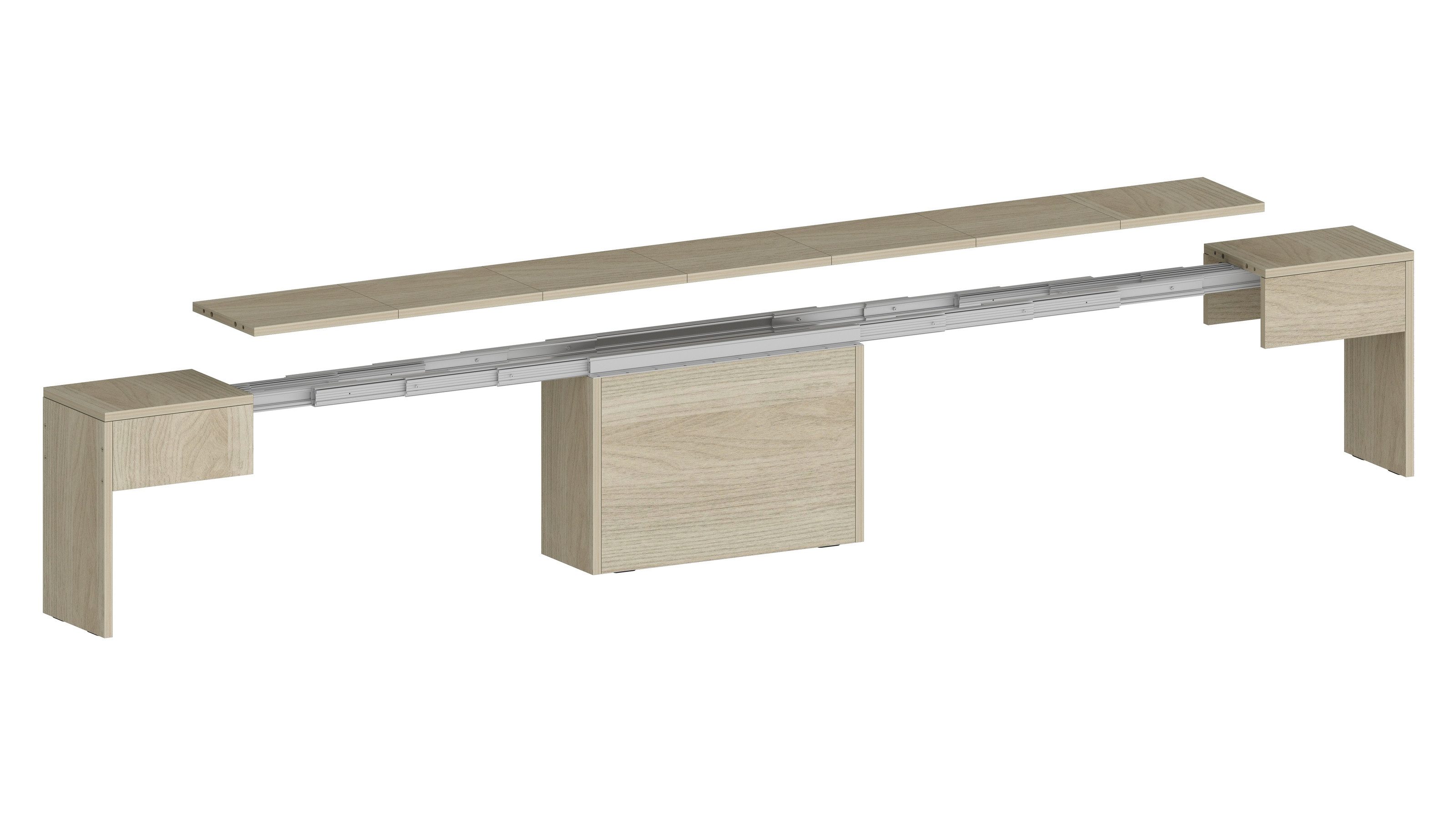 freiraum Essbank Pachino, in Ulme - 66/290x45x25cm (BxHxT)