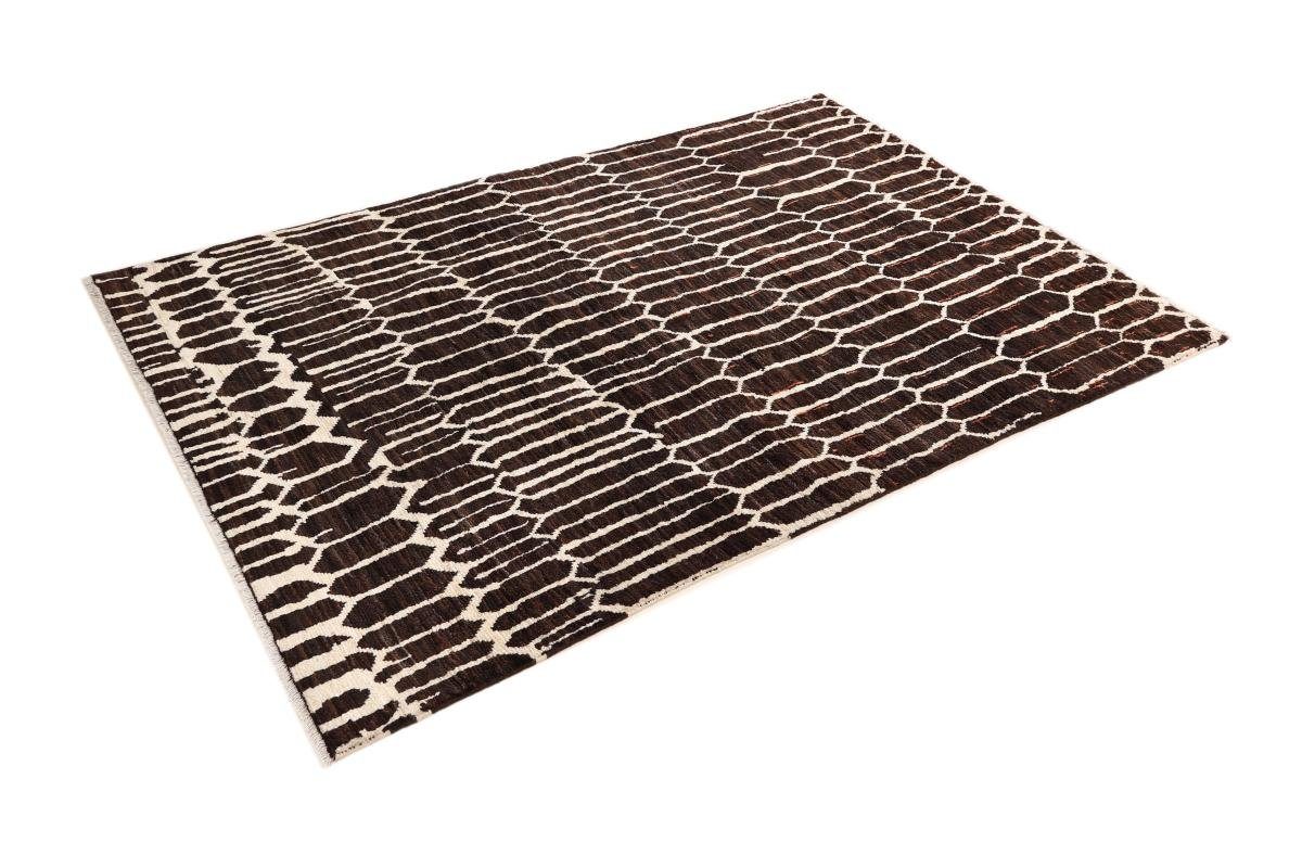 Orientteppich Berber Design 142x205 Höhe: Nain mm Orientteppich, Handgeknüpfter 20 rechteckig, Trading, Moderner