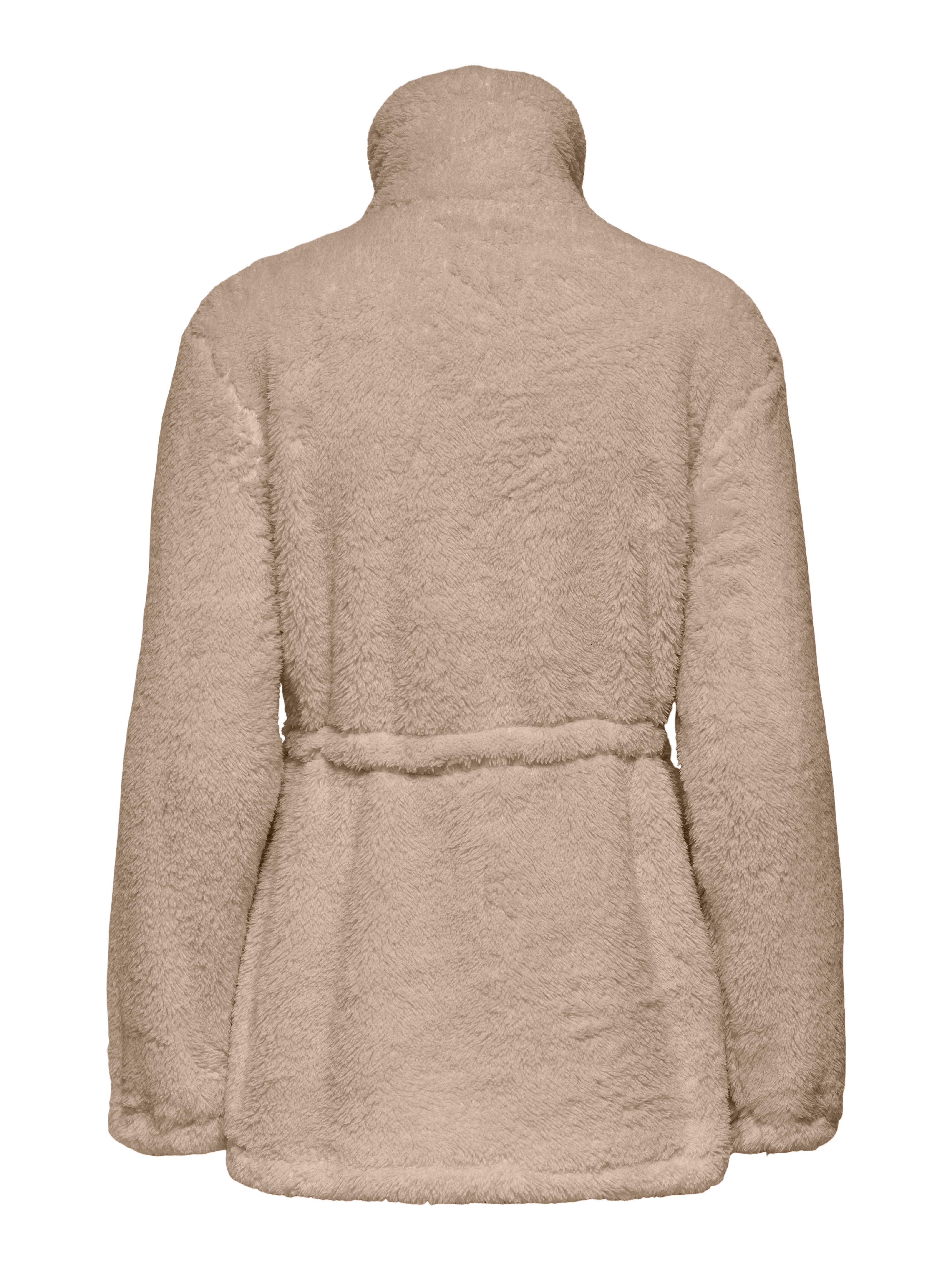 ONLY Plüschjacke ONLCONTACT COAT CC OTW Kunstfaser, Plüsch