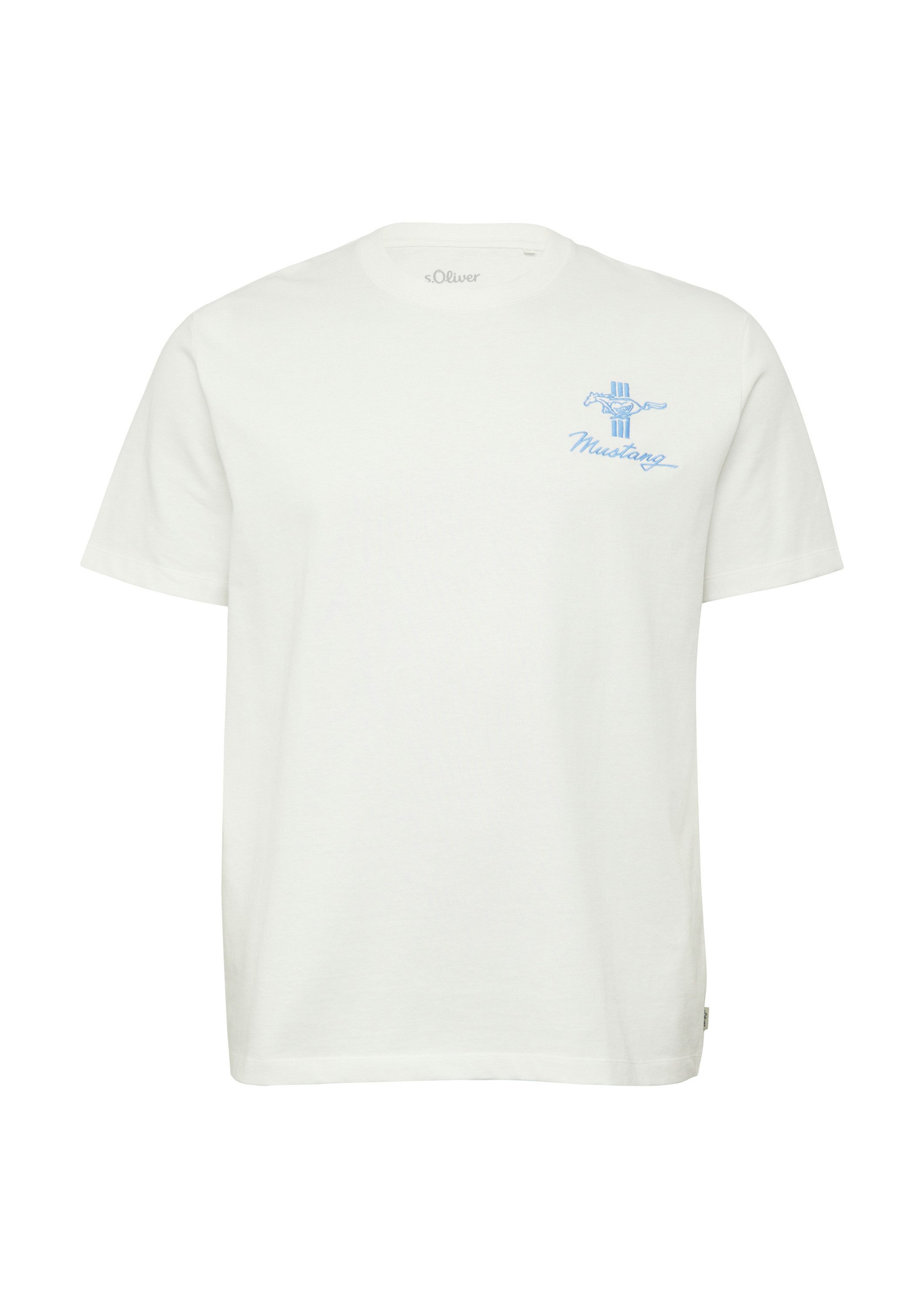 s.Oliver Kurzarmshirt T-Shirt T-Shirt mit Ford®-Artwork aus schwerer Baumwo günstig online kaufen