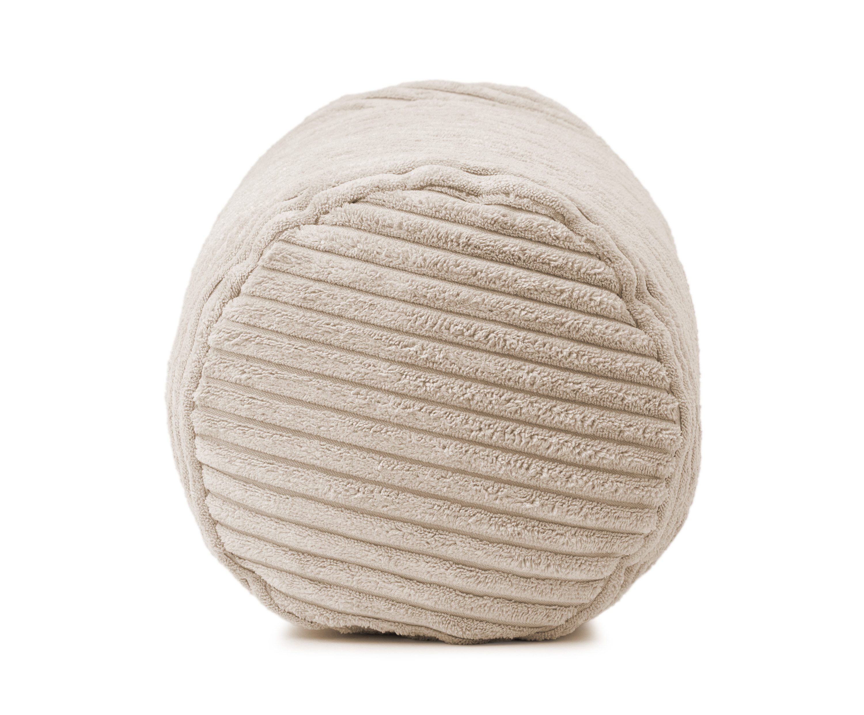 Gözze Nackenrollen GÖZZE Kissenrolle ANAFI DB 20x40 cm beige