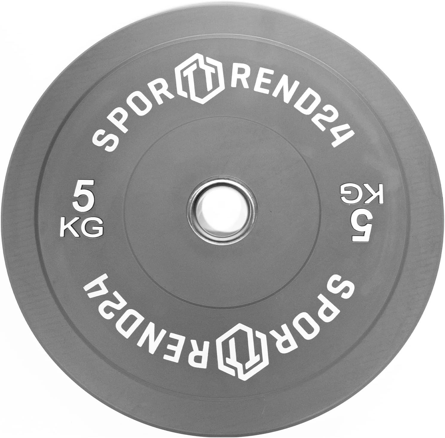 Sporttrend 24 Hantelscheiben Bumper Plate 2 x 5kg Gewichtsscheibe, Aufnahme