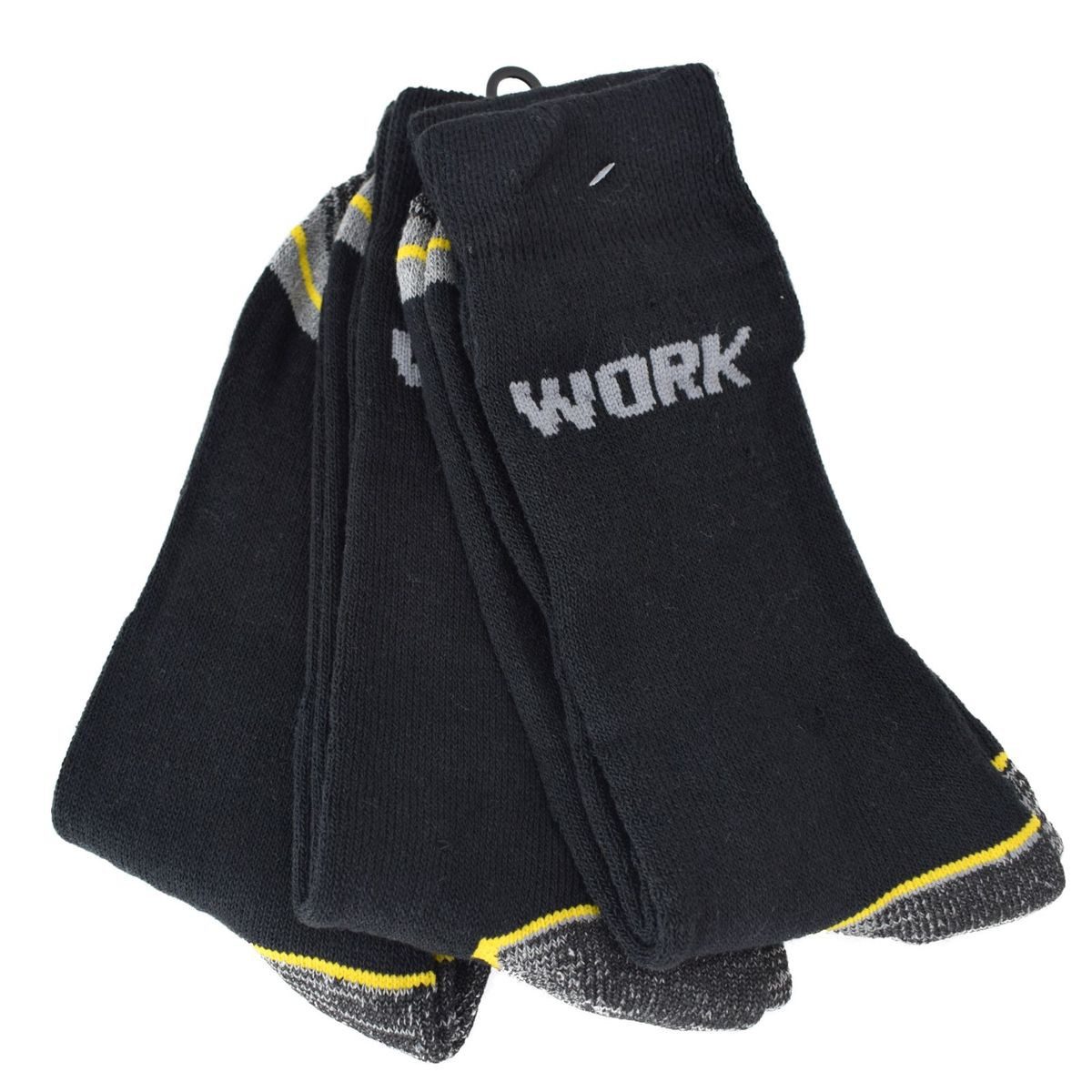 VIVA Socken 3 Paar Arbeitssocken "Work" Größe 43 - 46 mit elastischem Bund angenehmer Tragekomfort