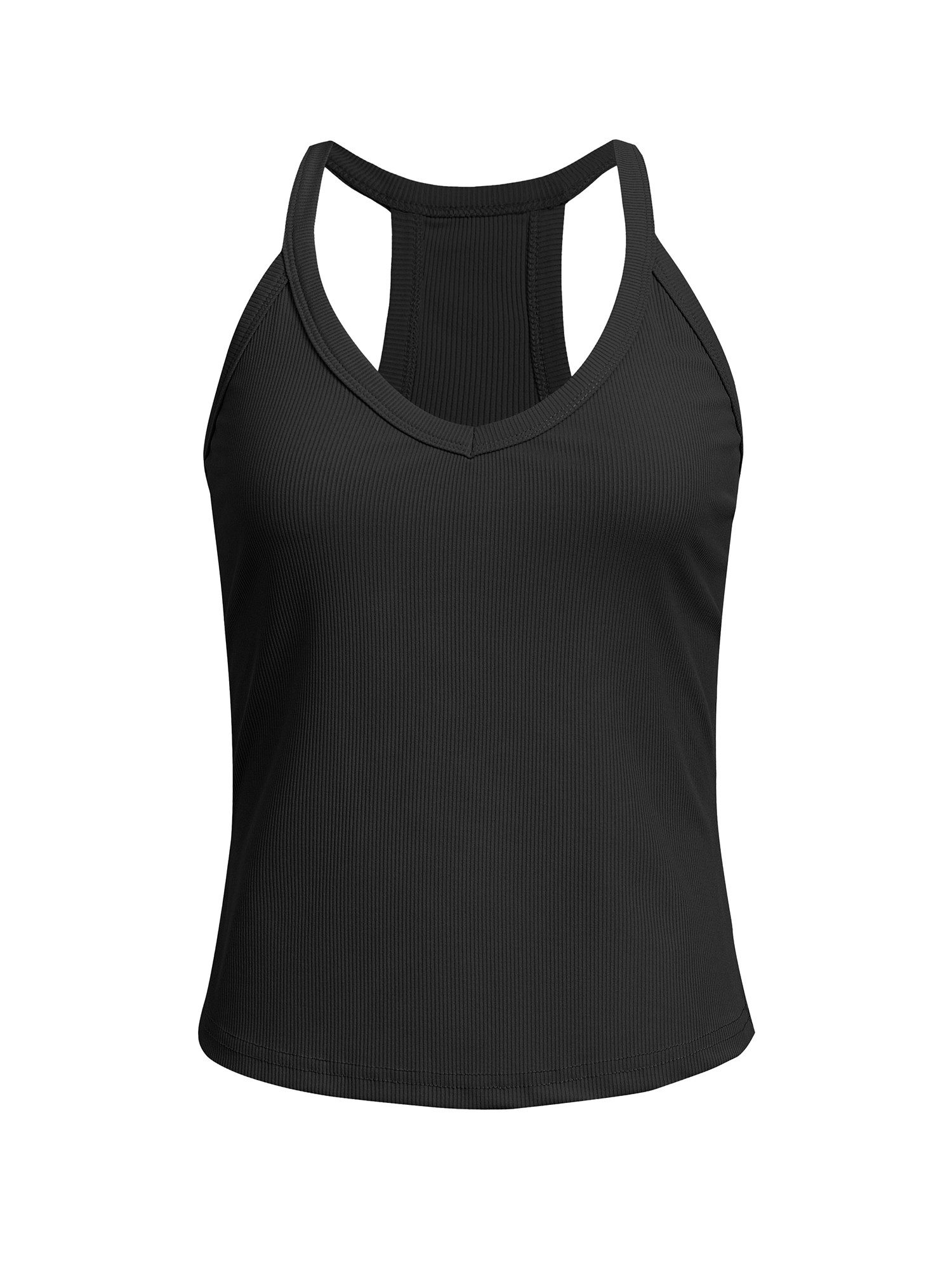 Imily Bela Trägertop Damen Elastisches Yoga Tanktop (Packung, 1-tlg., 1per-Pack) in Unifarbe – Bild 5 von 5