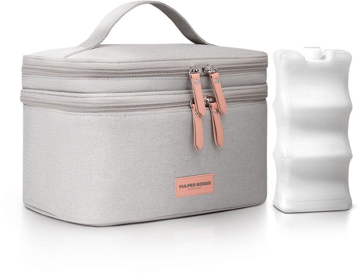 Vulpes Goods Kühltasche BabyCare, mit Kühlelement und zwei Fächern