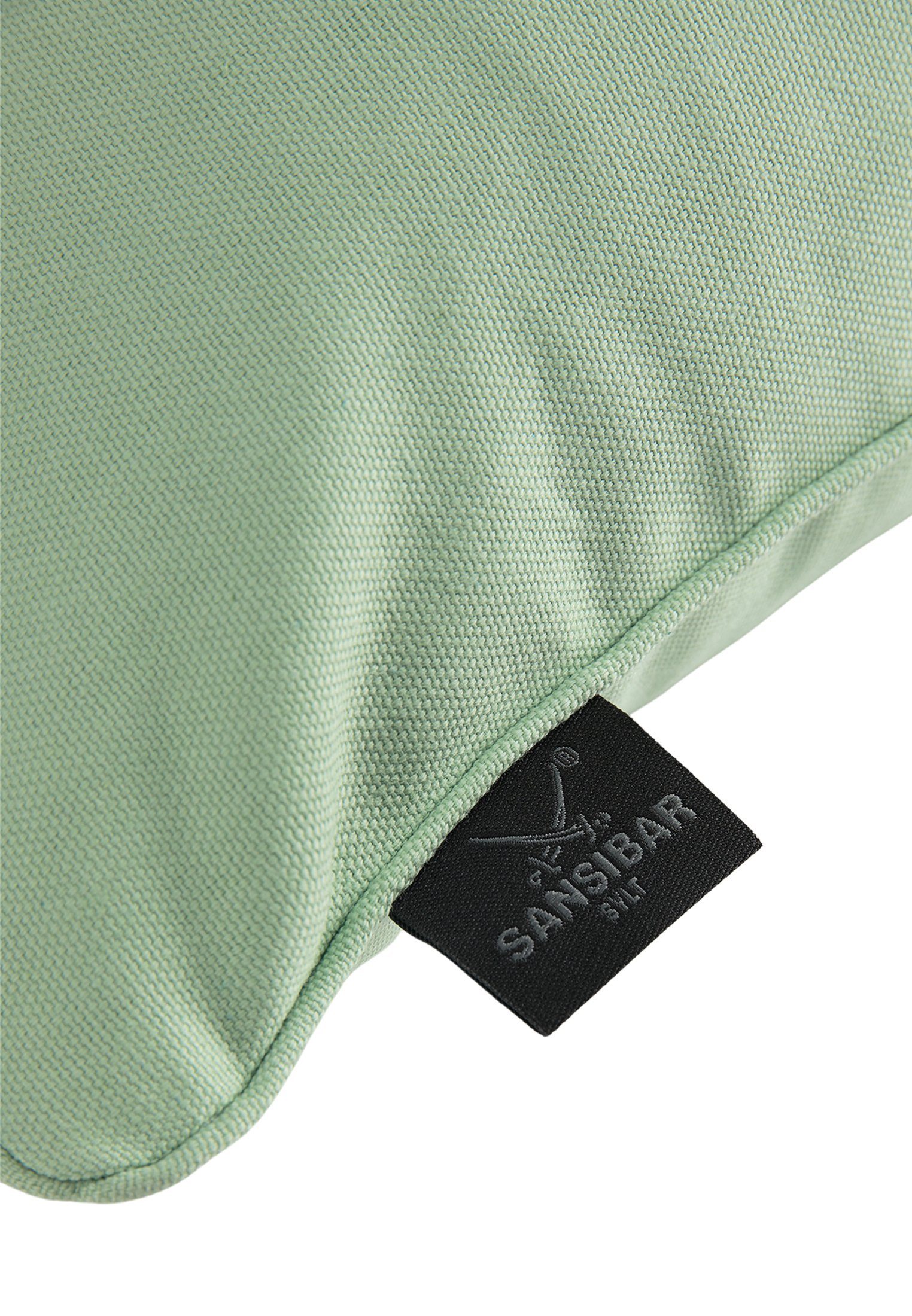 Sansibar Sylt Kissenhülle Kissenbezug Sansibar Sylt Kissenhülle, Sansibar Logo Druck, 45x45 cm, mit Logo-Schriftzug, mit verdecktem Reißverschluss