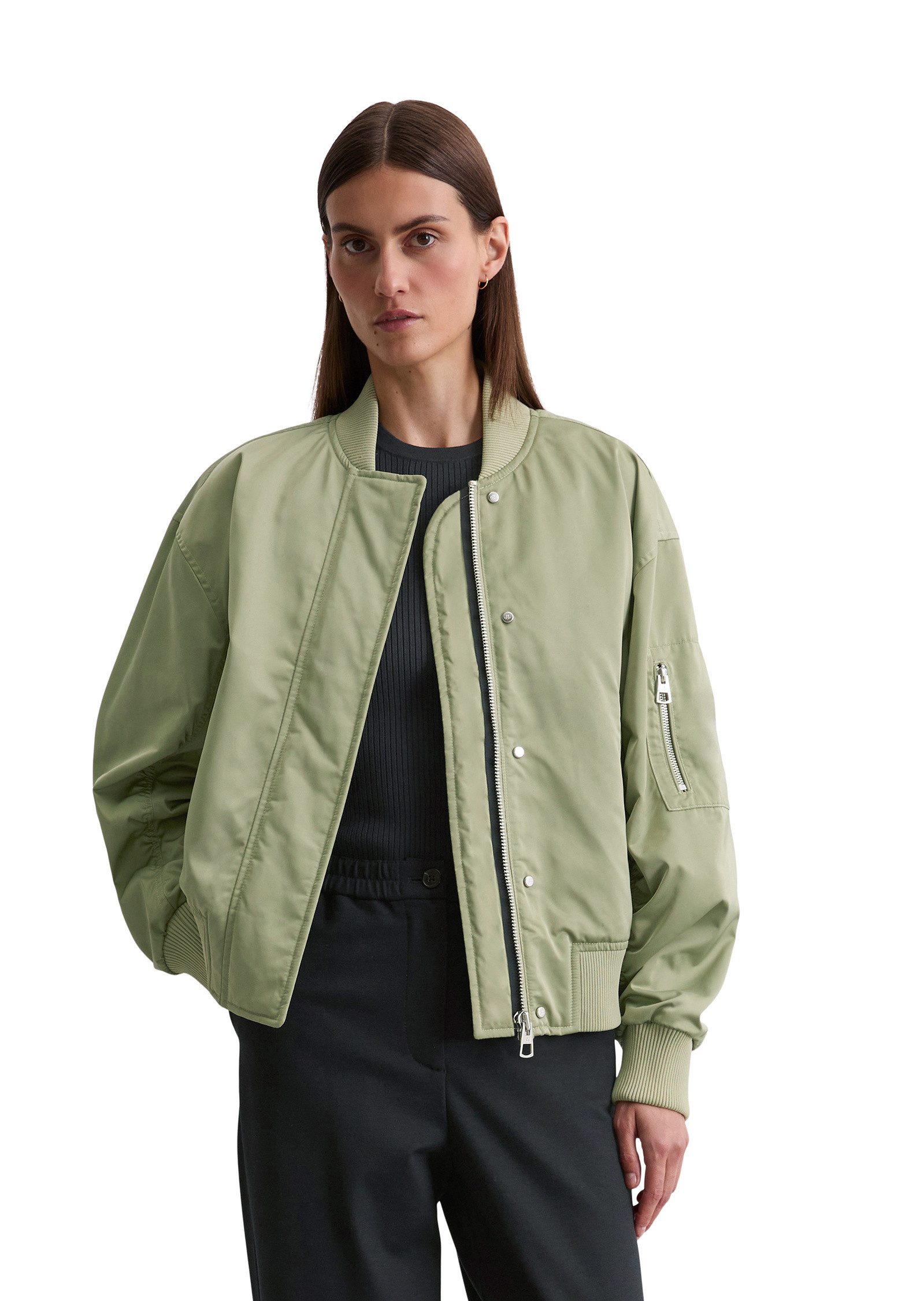 Outdoorjacke aus recyceltem Polyester-Twill
