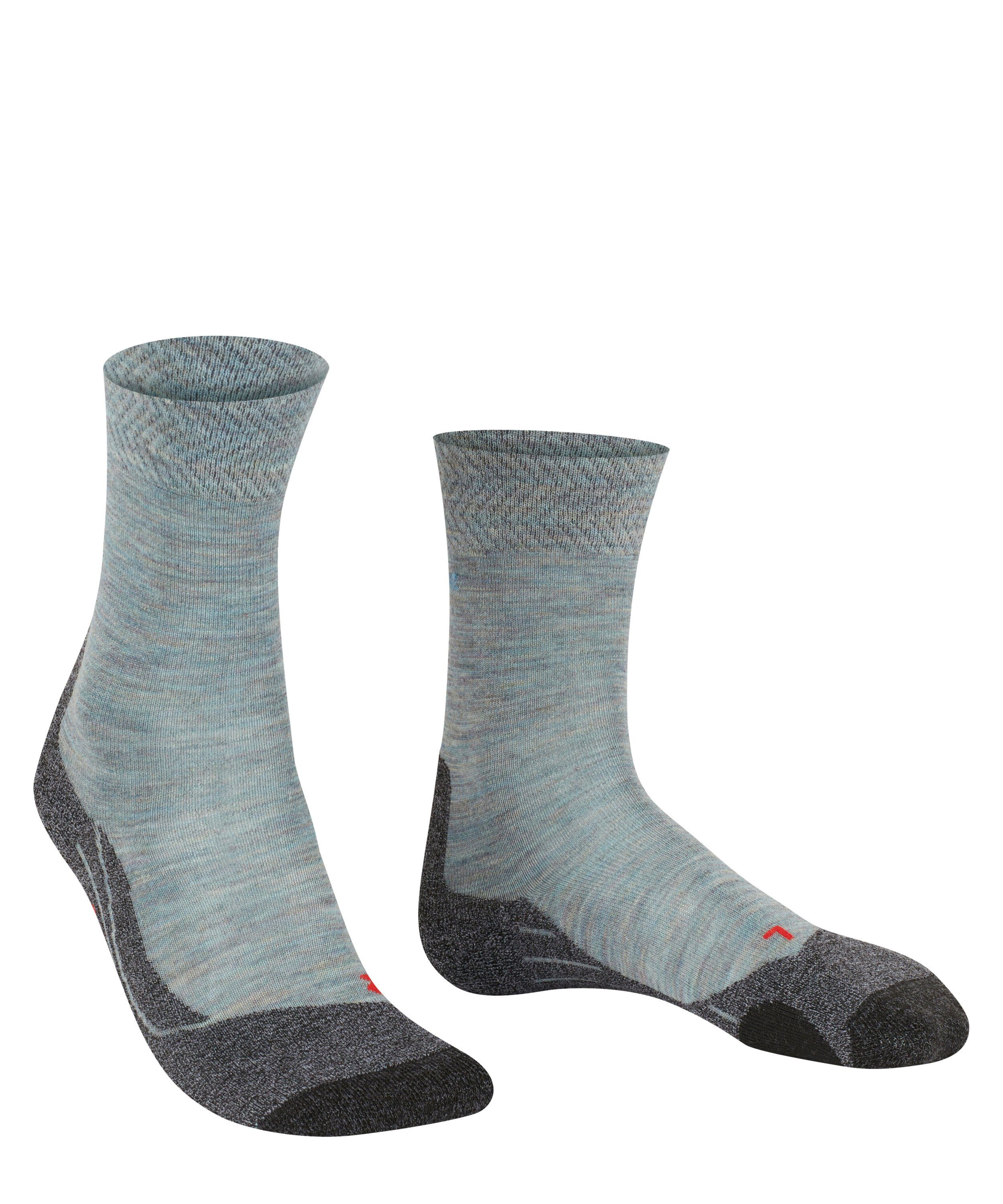 FALKE Wandersocken TK2 Explore Melange Socken (1-Paar) Hoher Komfort im Mittelgebirge