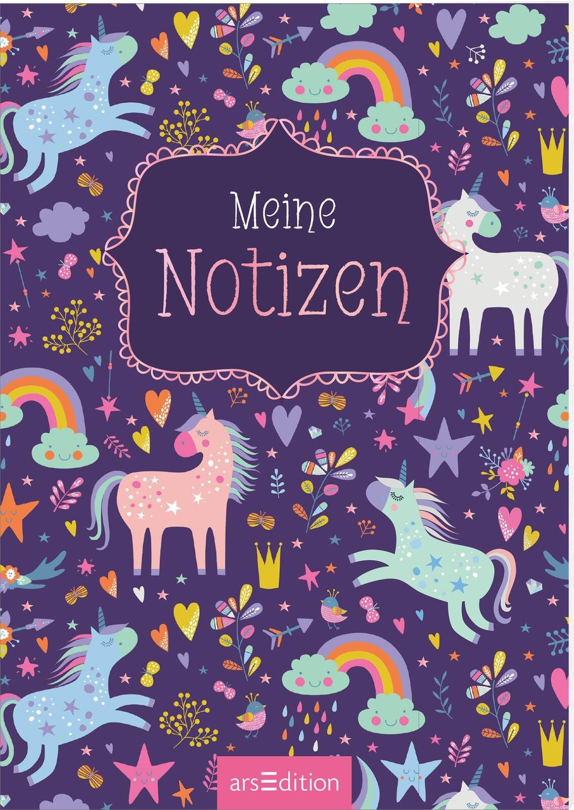 Ars Edition Notizbuch Meine Notizen – Einhorn