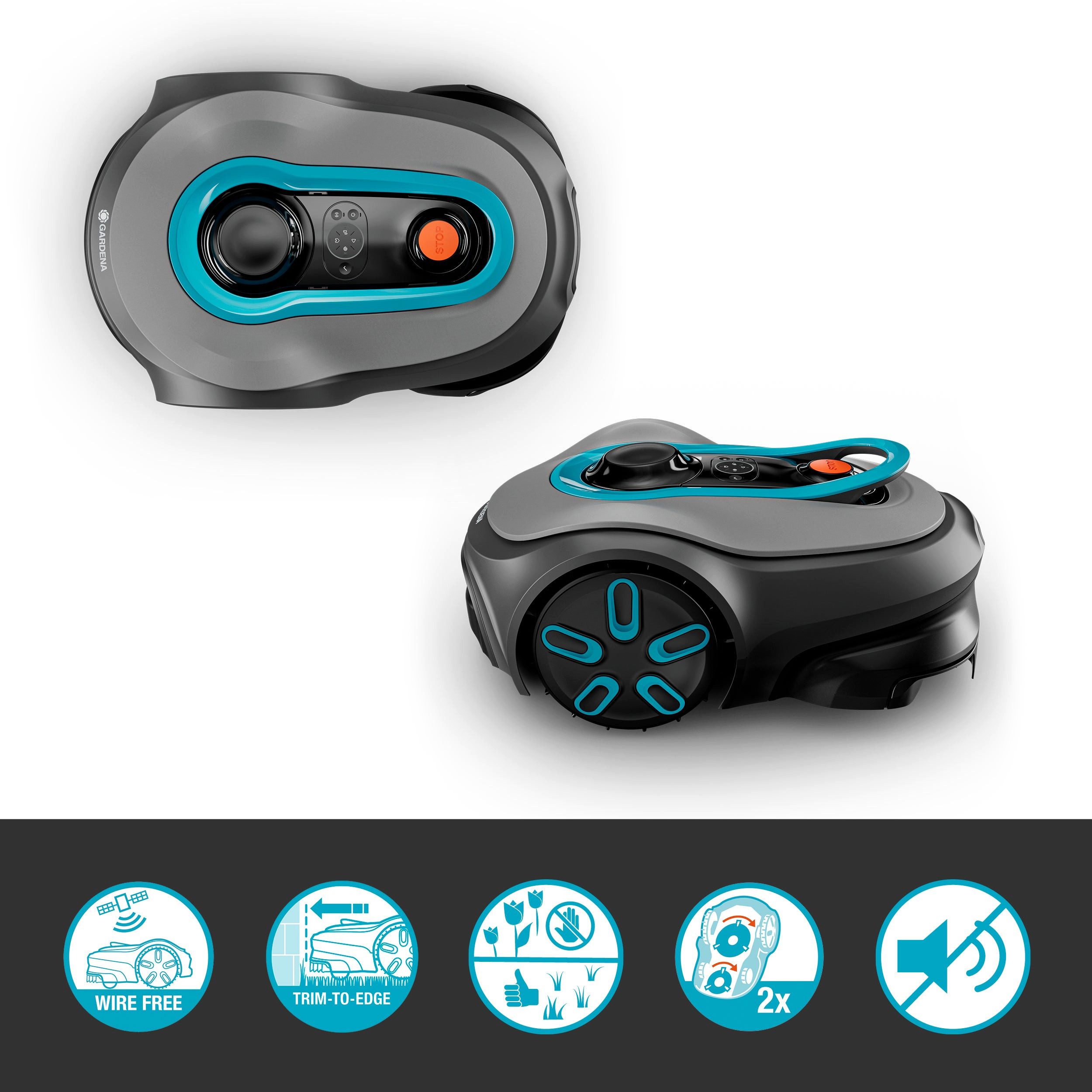 GARDENA Rasenmähroboter smart SILENO fr...