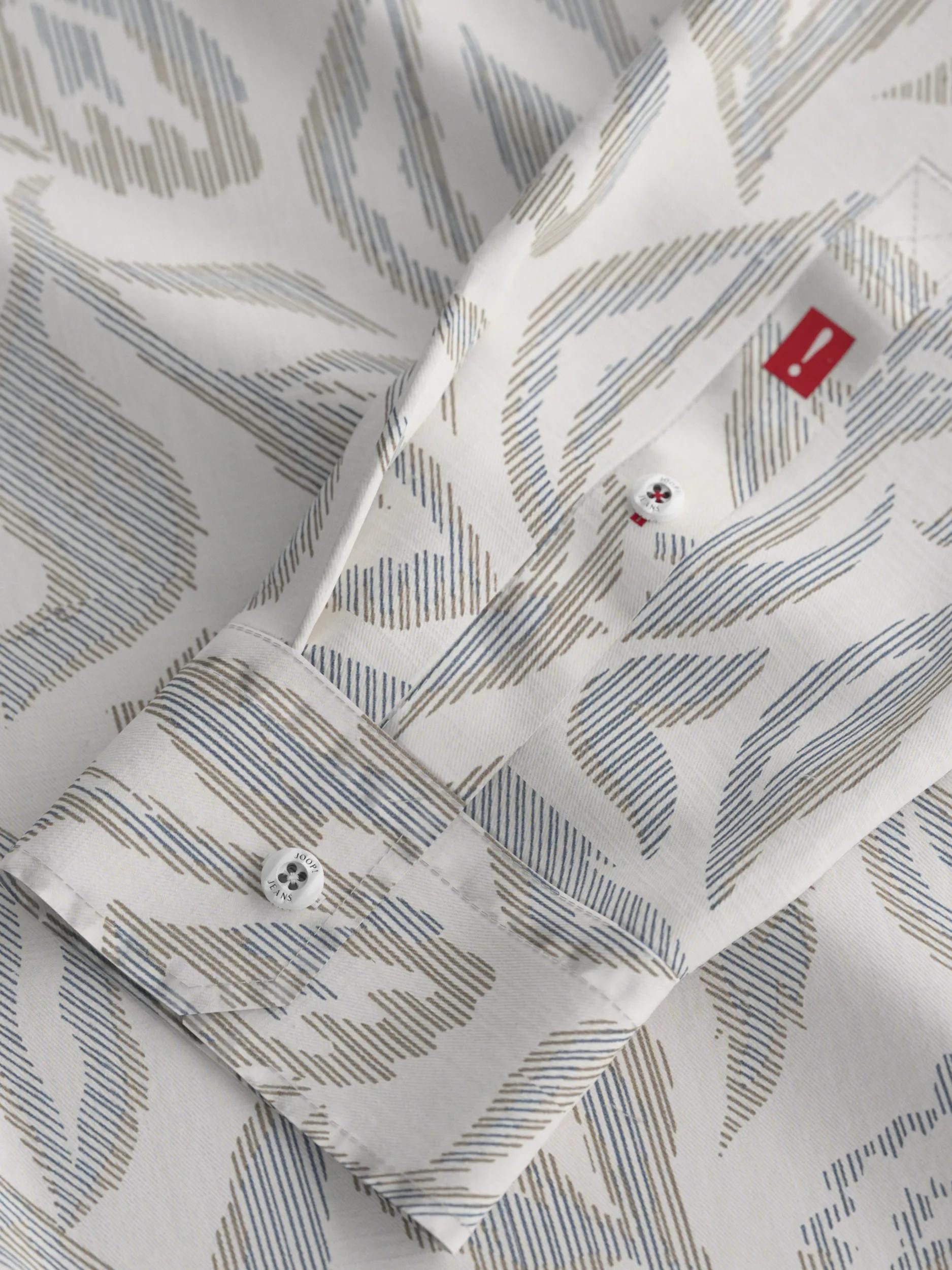 Joop Jeans Langarmhemd Hansen mit Allover-Print