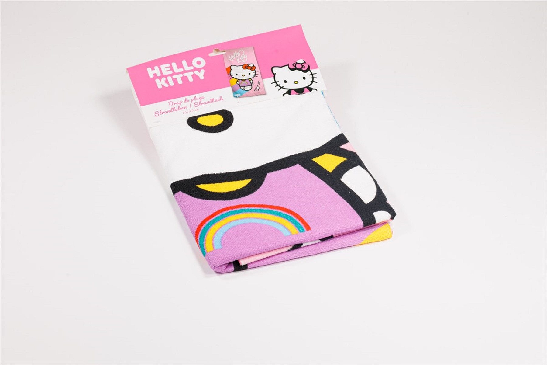 Hello Kitty Strandtuch Strandtuch 140x70 cm Weiches Badehandtuch für Fans