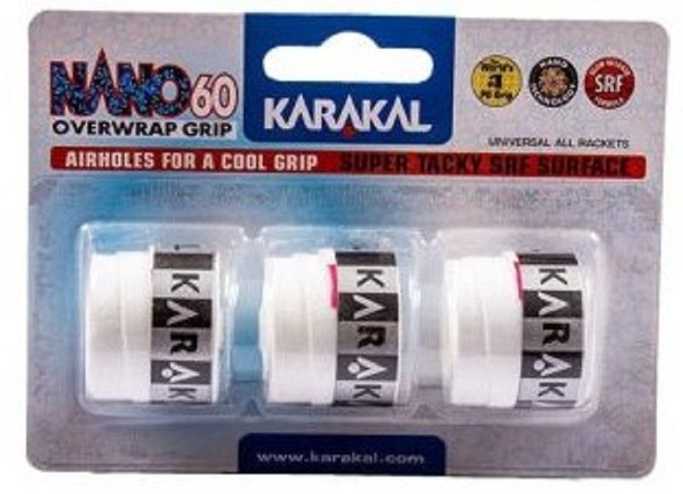 Karakal Griffband Karakal NANO60 3er pack Overwrap Grip
