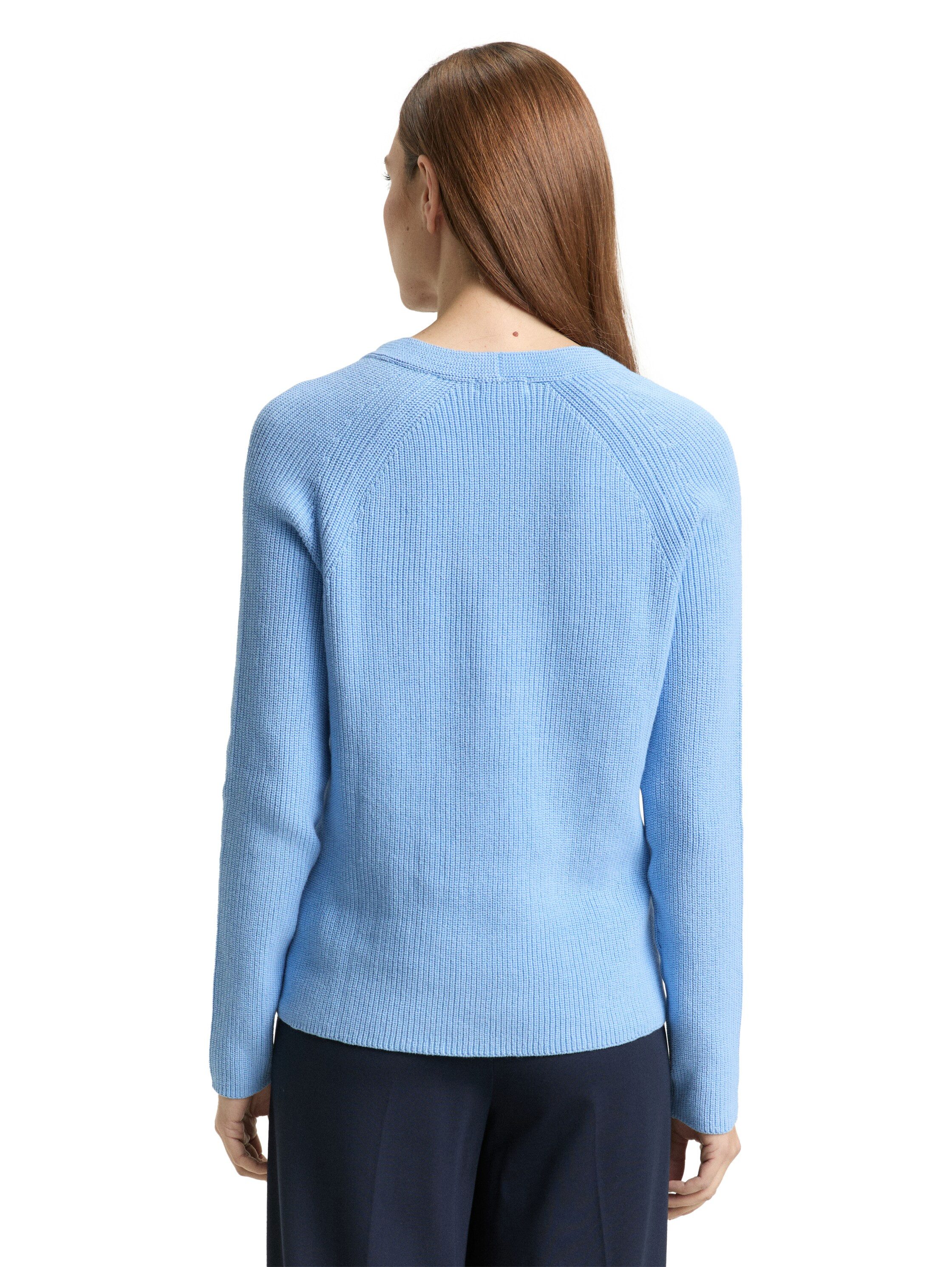 TOM TAILOR Strickpullover mit Rippbündchen