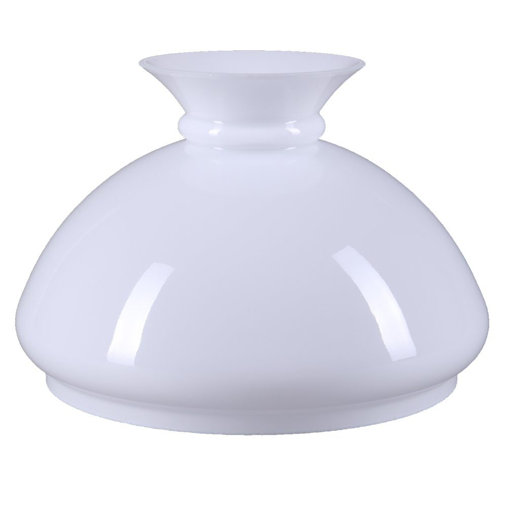 Home4Living Lampenschirm Petroleum Lampenglas Ø 189mm Ersatzglas Weiß Leuchtenglas, Dekorativ