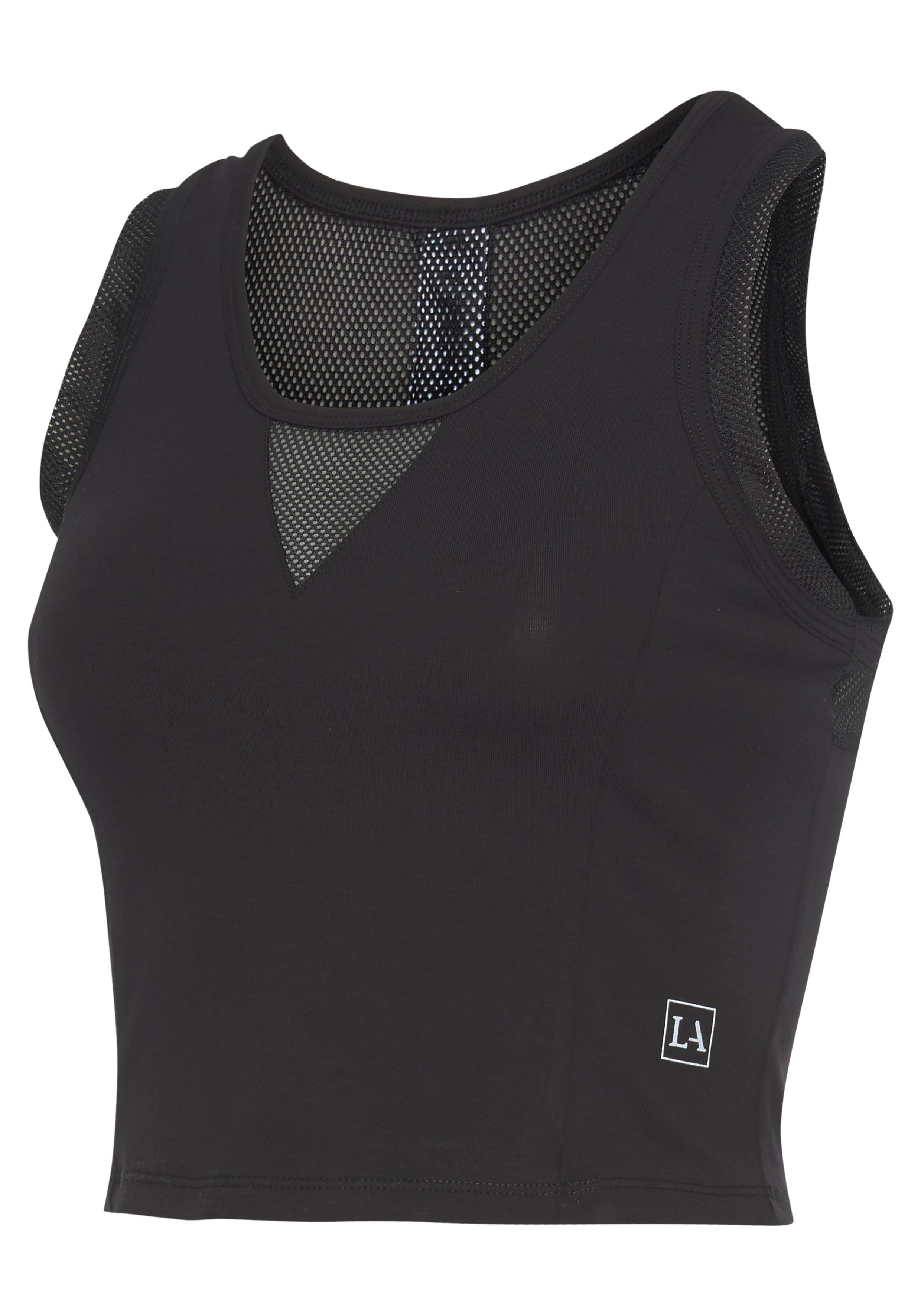 LASCANA ACTIVE Funktionsshirt mit Racerback und Mesh-Einsätzen