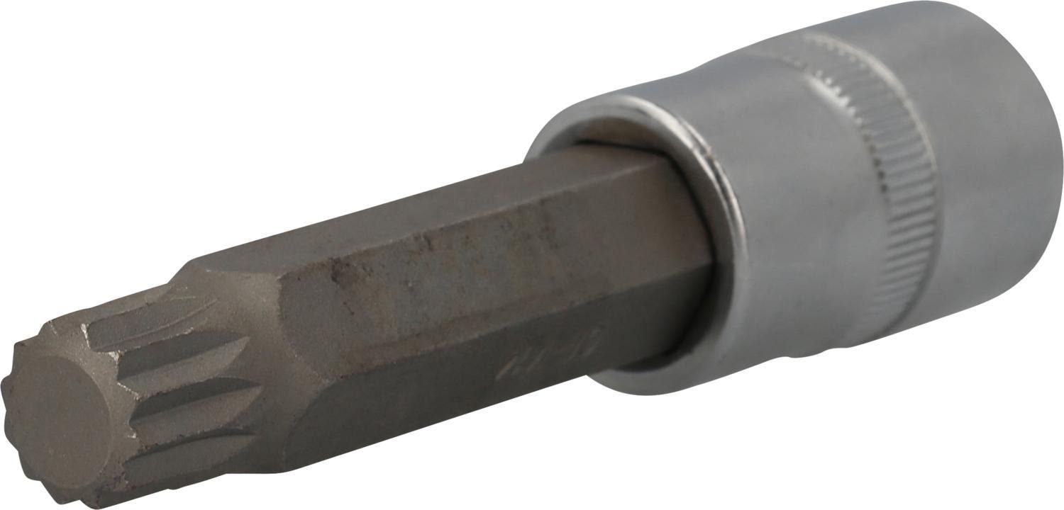 Bohrer- und Bitset 1/2" Vielzahn-Bit-Stecknuss, 100 mm lang, M14