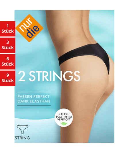 Nur Die String Basic Damen (1er/3er/6er/9er Pack, 2-St) unterhose unterwäsche tanga