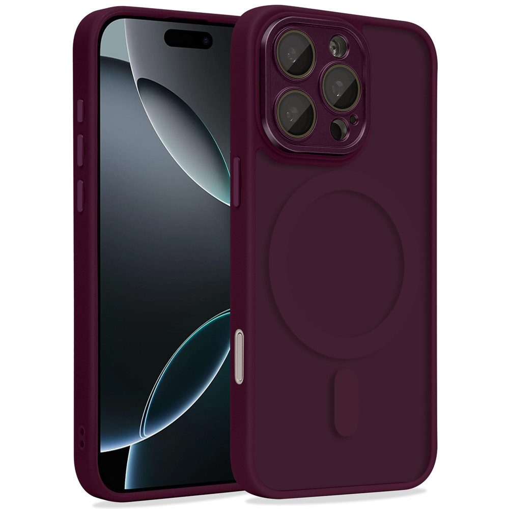 FITSU Handyhülle Schutzhülle für iPhone 16 Pro Max Hülle mit Kameraschutz Handyhülle 6,9 Zoll, Handy Case für iPhone 16 Pro Max Handyhülle, MagSafe kompatible Hülle