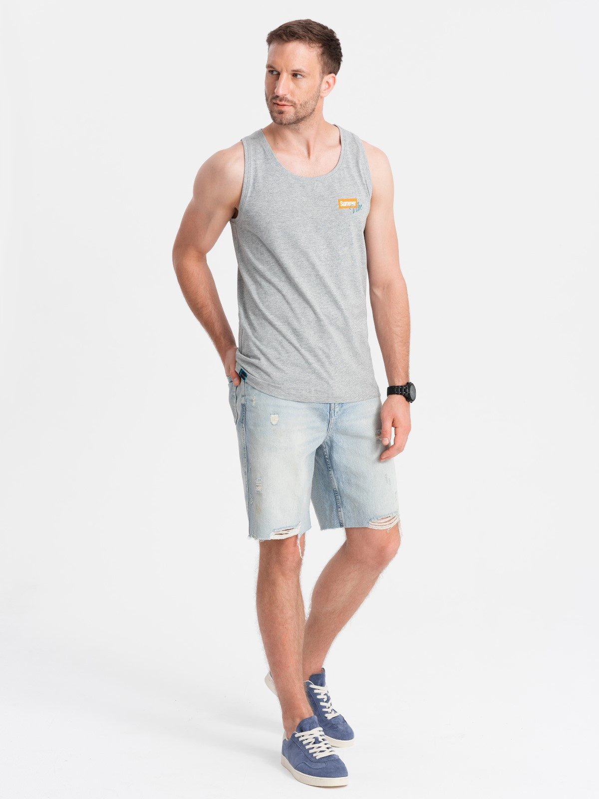 OMBRE Tanktop Tanktop mit Print