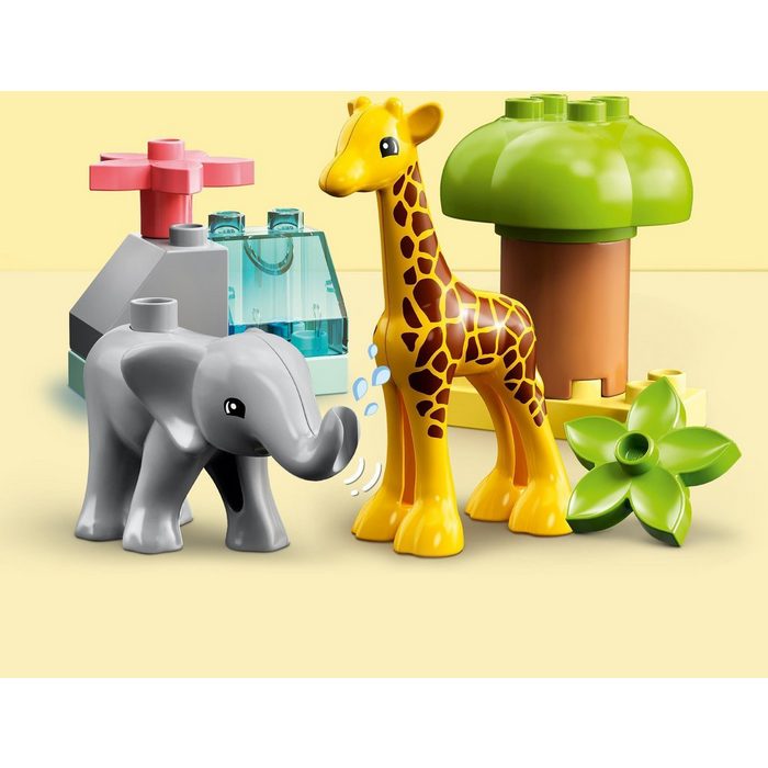 LEGO® Konstruktionsspielsteine Wilde Tiere Afrikas (10971) LEGO® DUPLO (10 St)