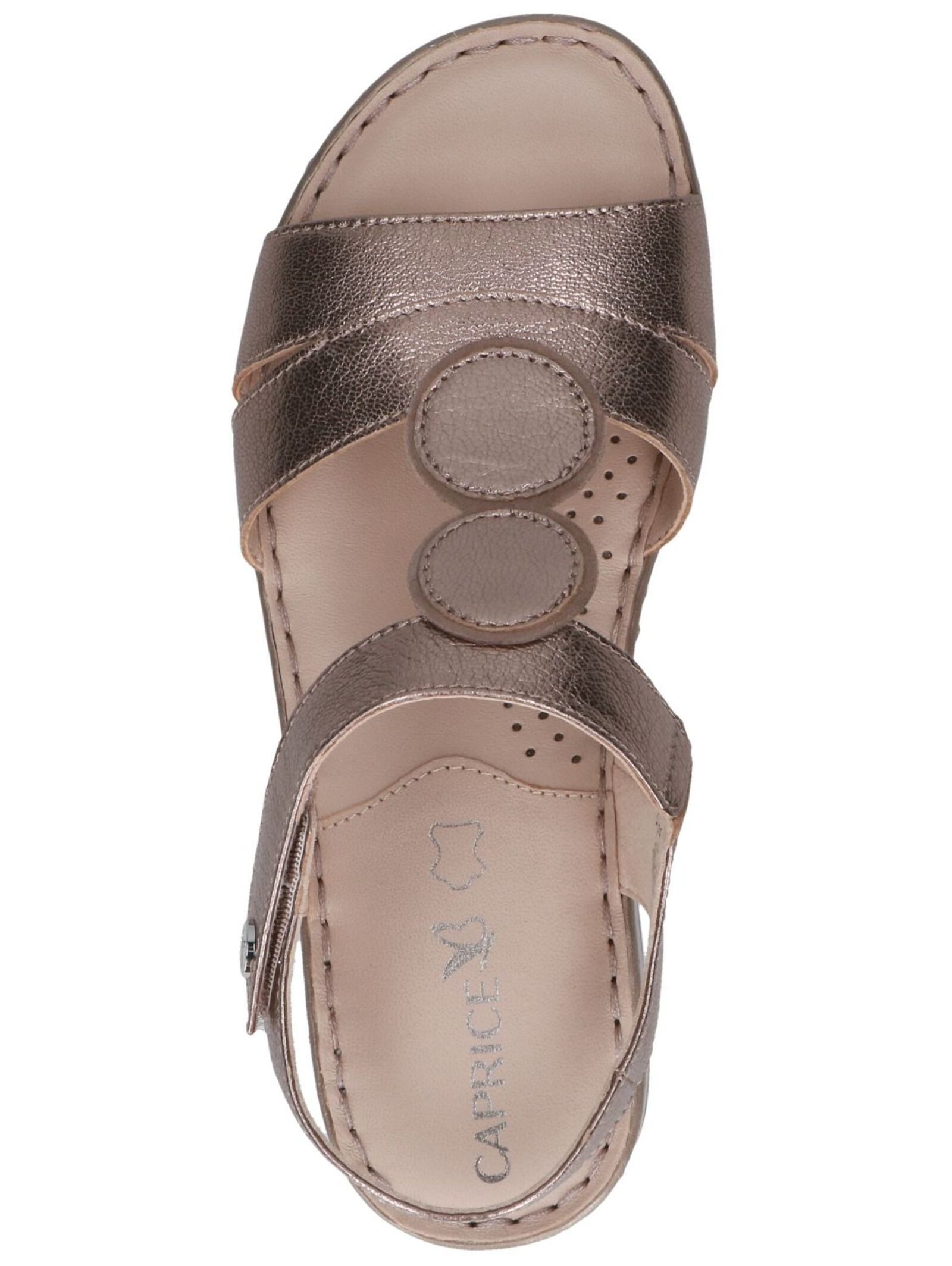 Caprice Sandalen Leder . Keilsandalette