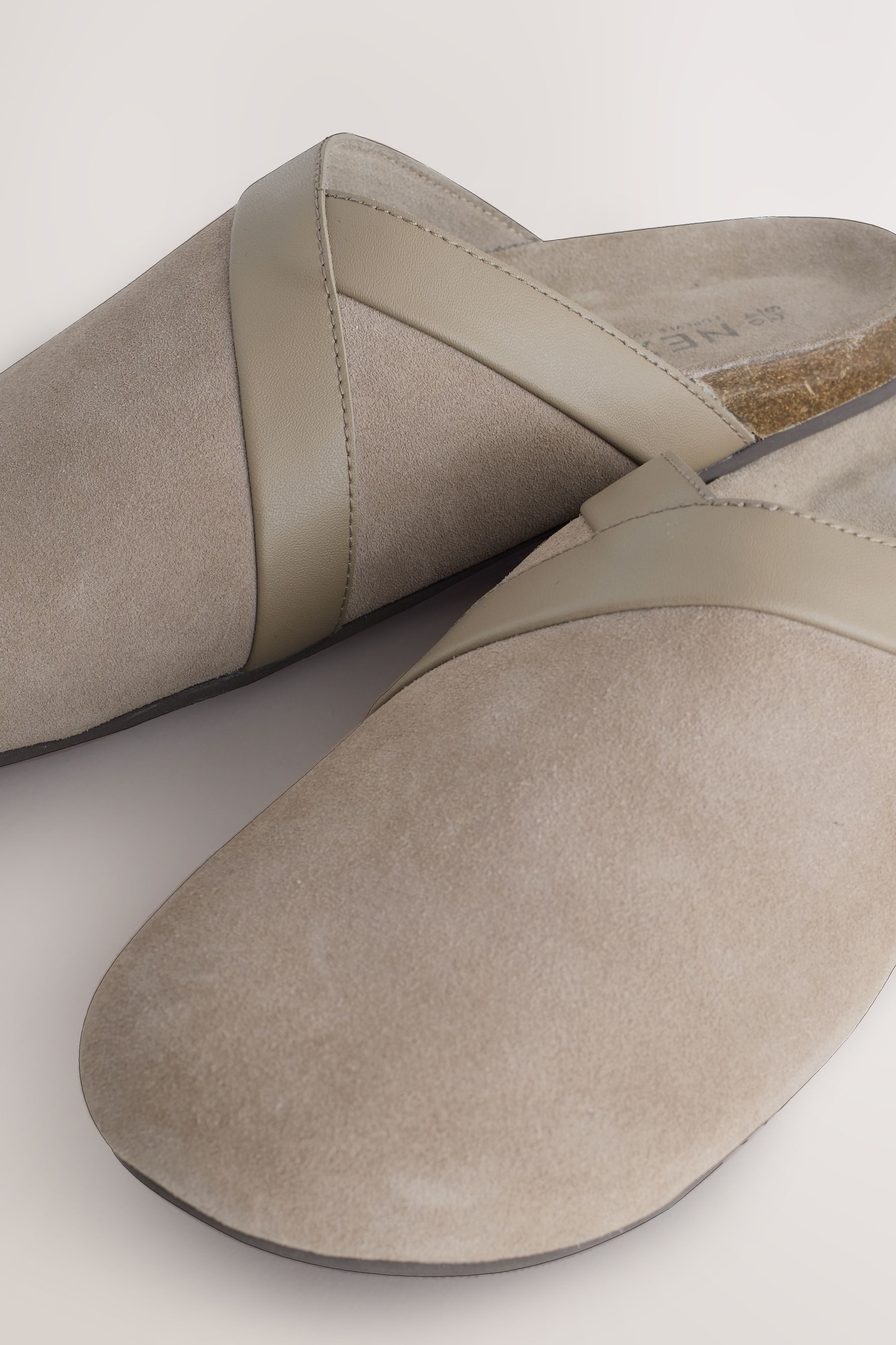 Next Forever Comfort® Leder-Clogs mit Fußbett Clog (1-tlg)