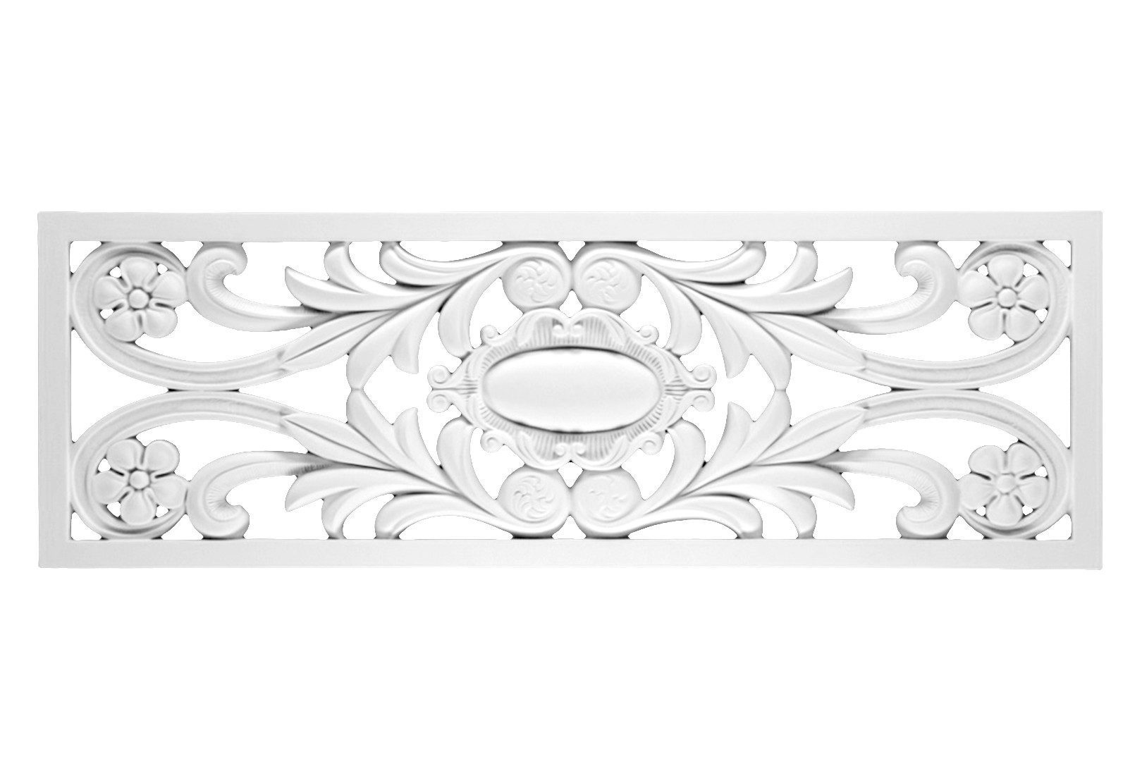 Hexim Ornament (1 Ornament, Relief, Wand, Dekor, PU, stoßfest, 1056x360mm)