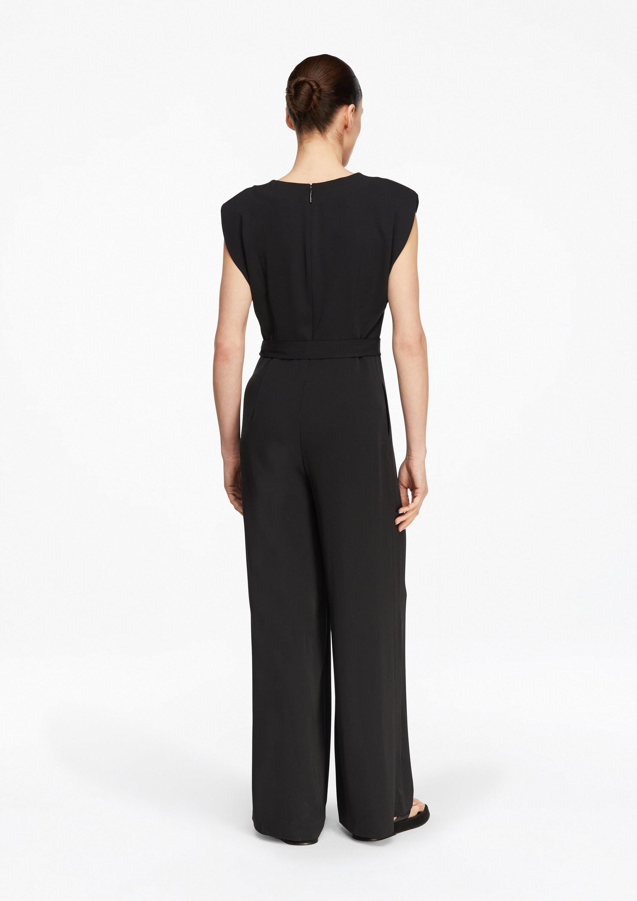 comma Jumpsuit Overall Jumpsuit mit Wide Leg