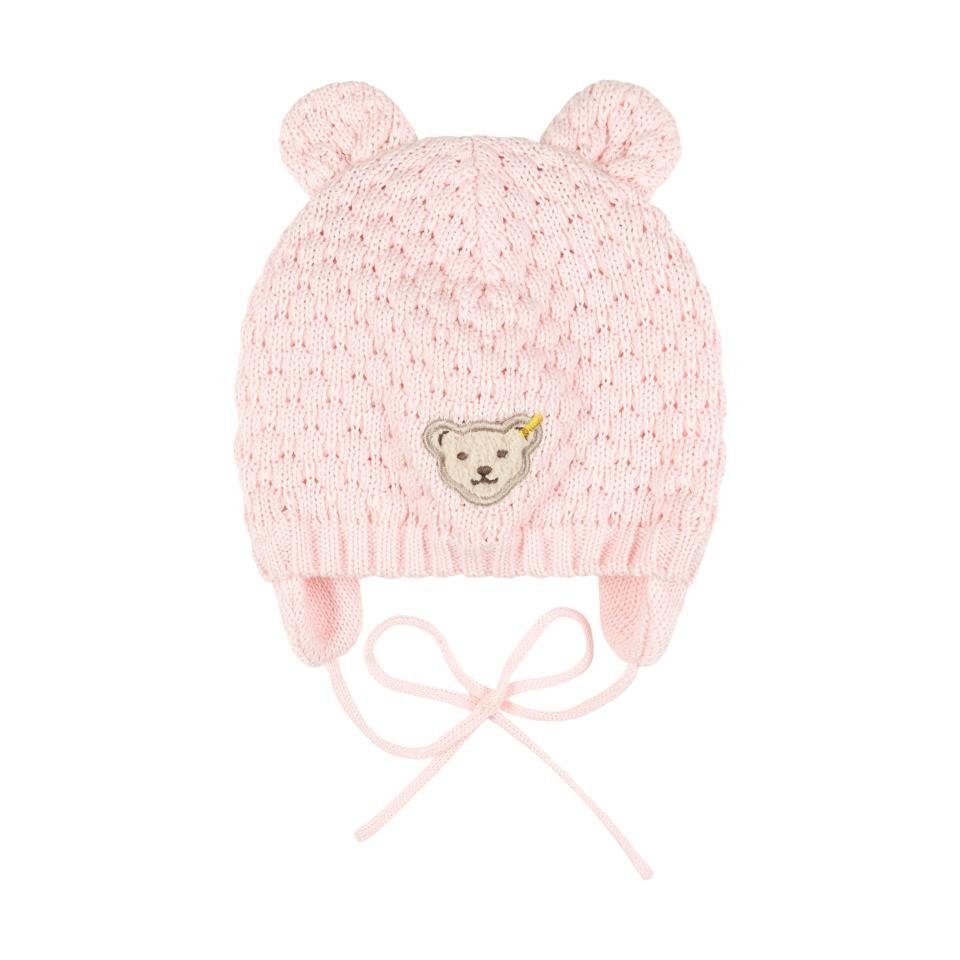 Accessoires Mini Mütze Strickmütze & Barely Pink Baby Steiff