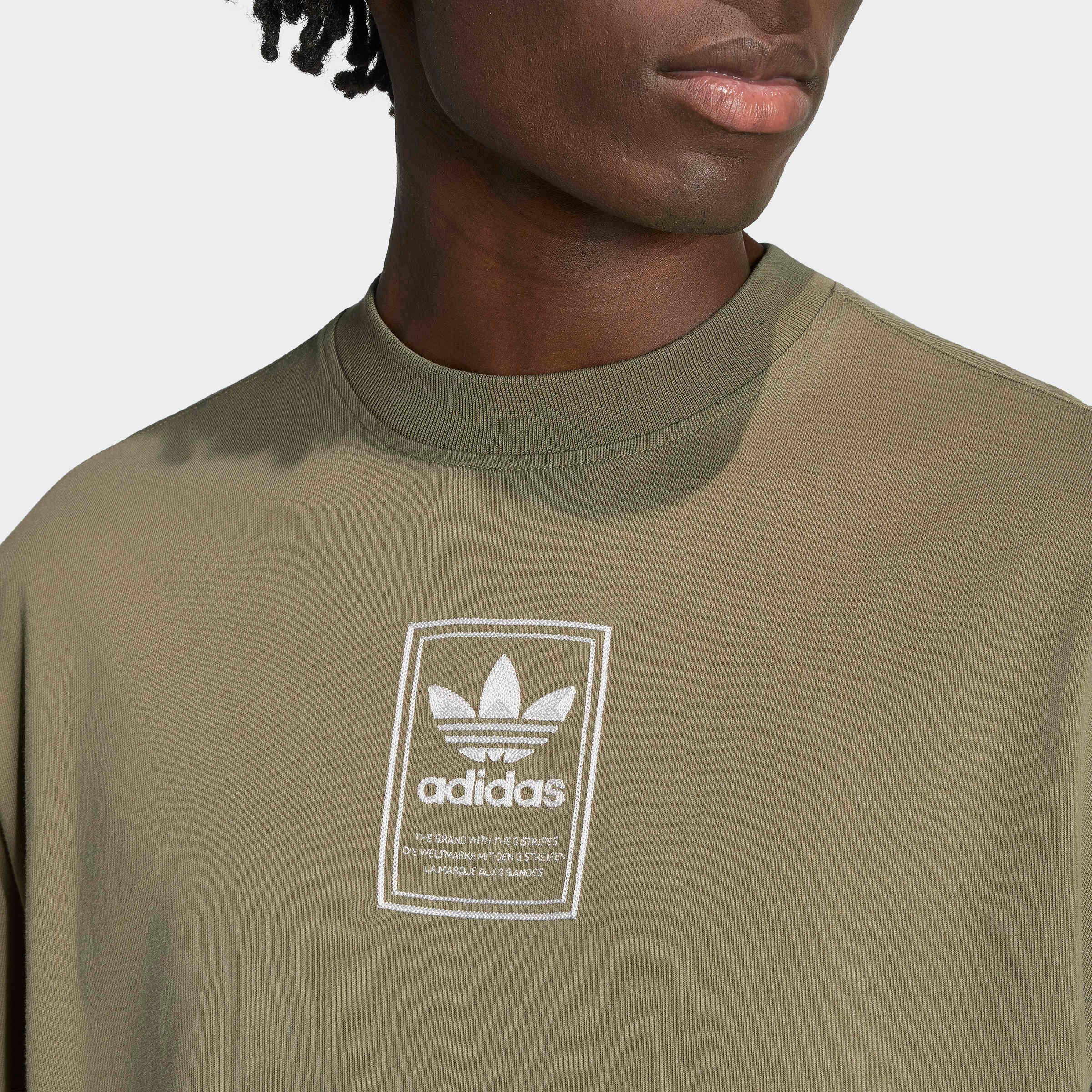 adidas Originals T-Shirt ELEVATED GFX mit regulärem Schnitt, ohne Verschluss, aus Single Jersey – Bild 3 von 5