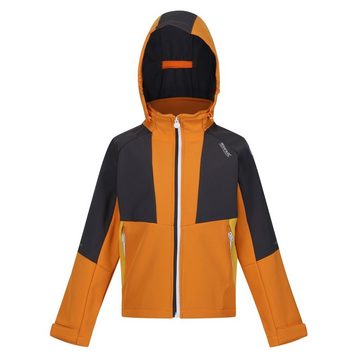 Regatta Softshelljacke Kinder mit Kapuze Haydenbury Dehnbar und wasserabweisend