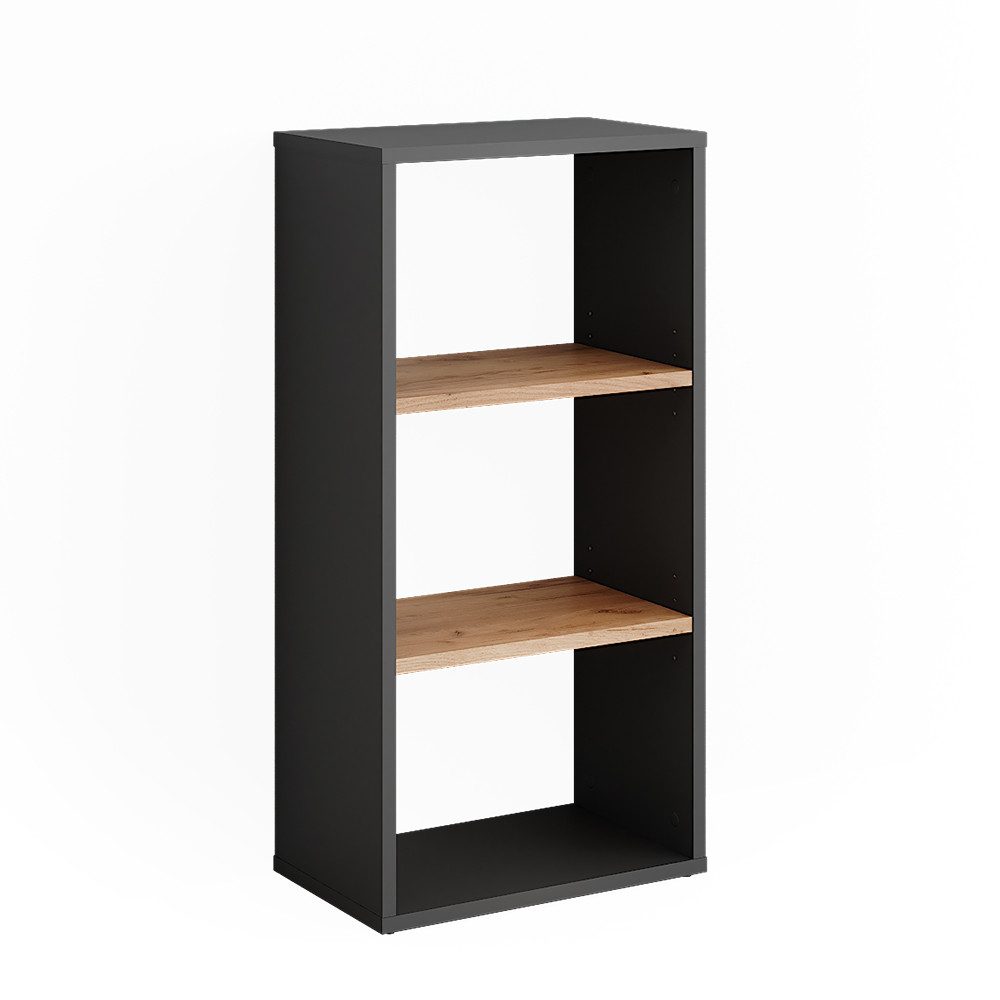Vicco Bücherregal Orlando, Anthrazit/Goldkraft Eiche, 40 günstig online kaufen